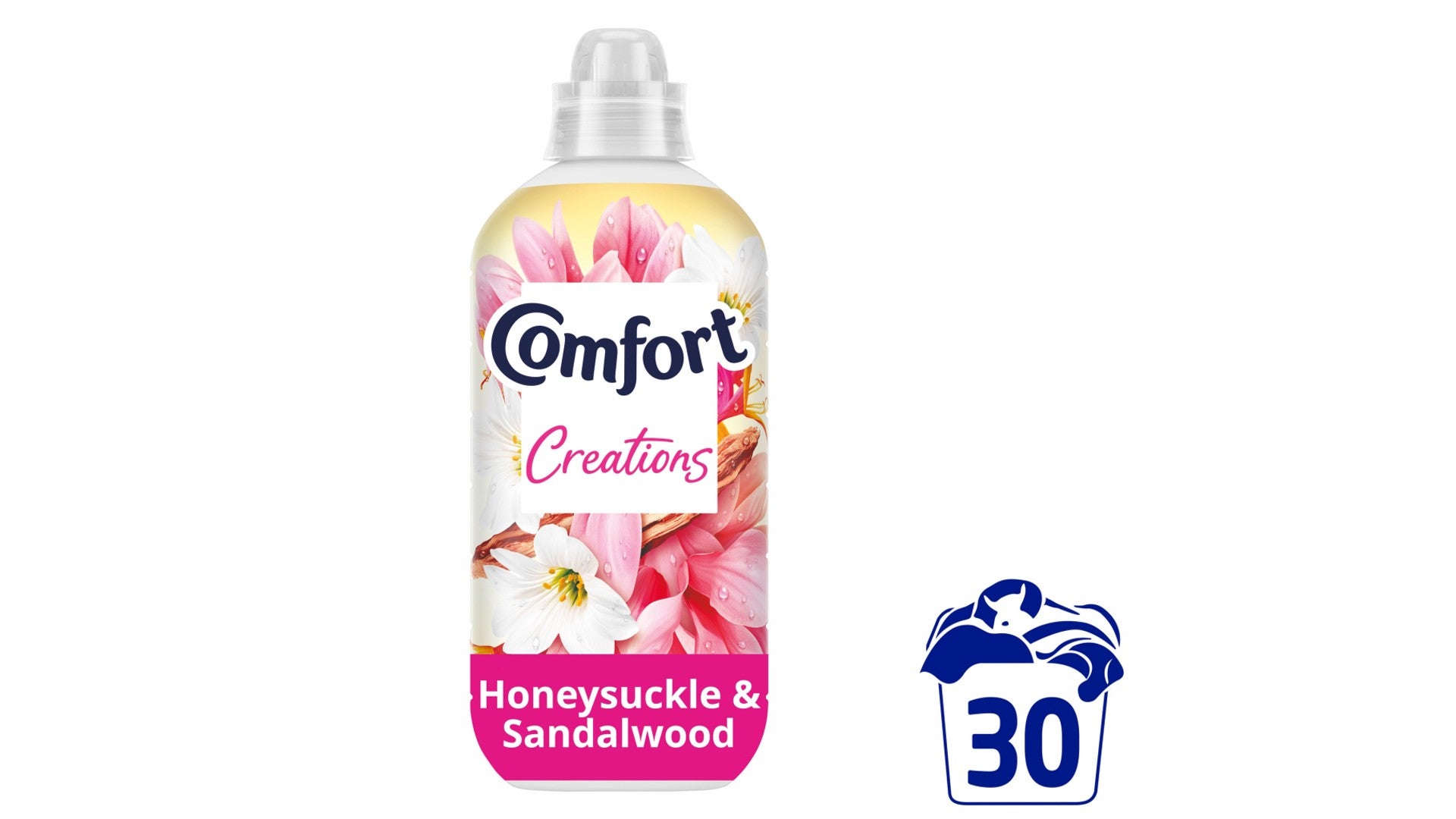 Comfort Fabric Conditioner Honeysuckle & Sandalwood 900 ml (30 washes)