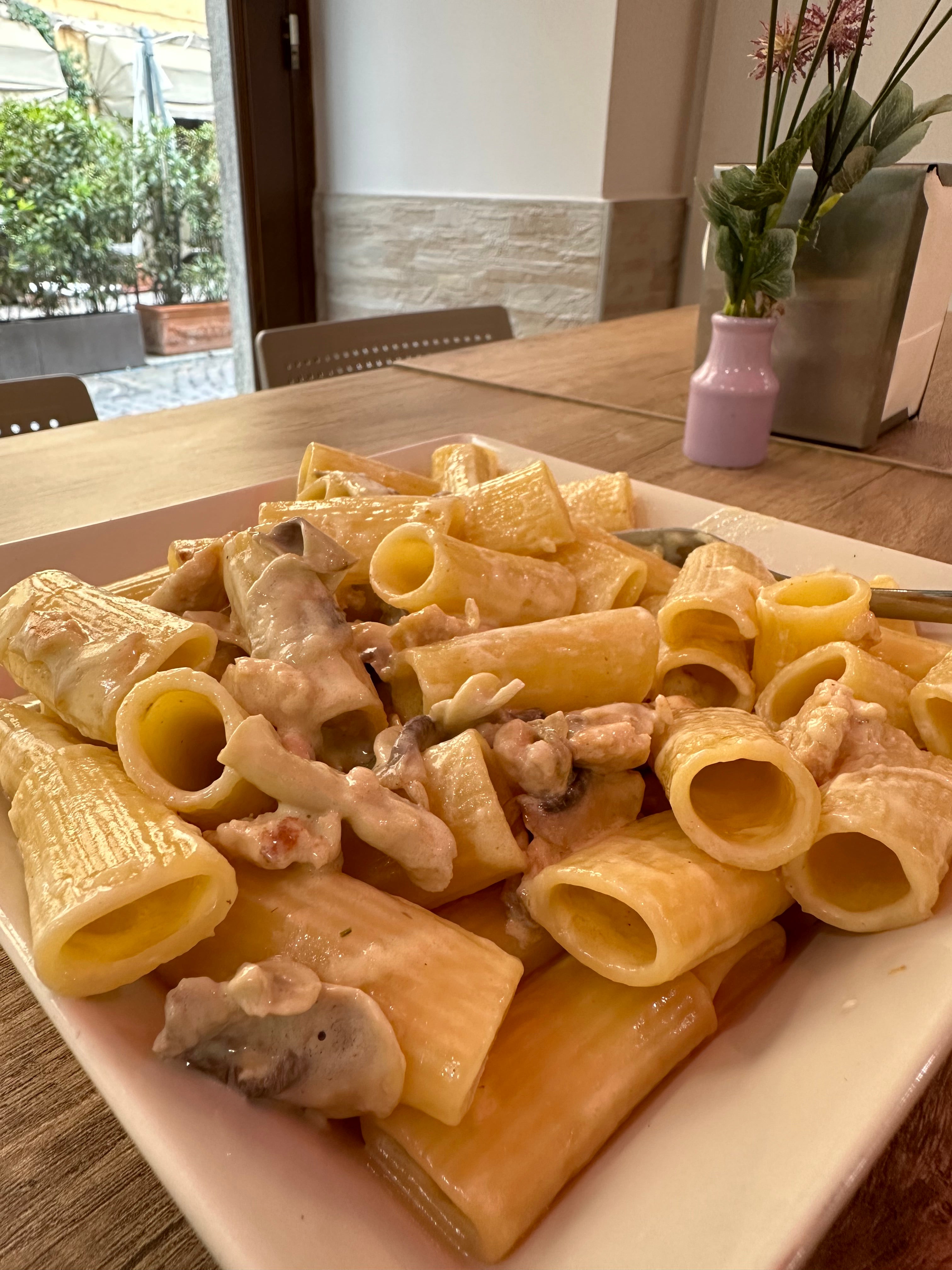 Rigatoni alla boscaiola