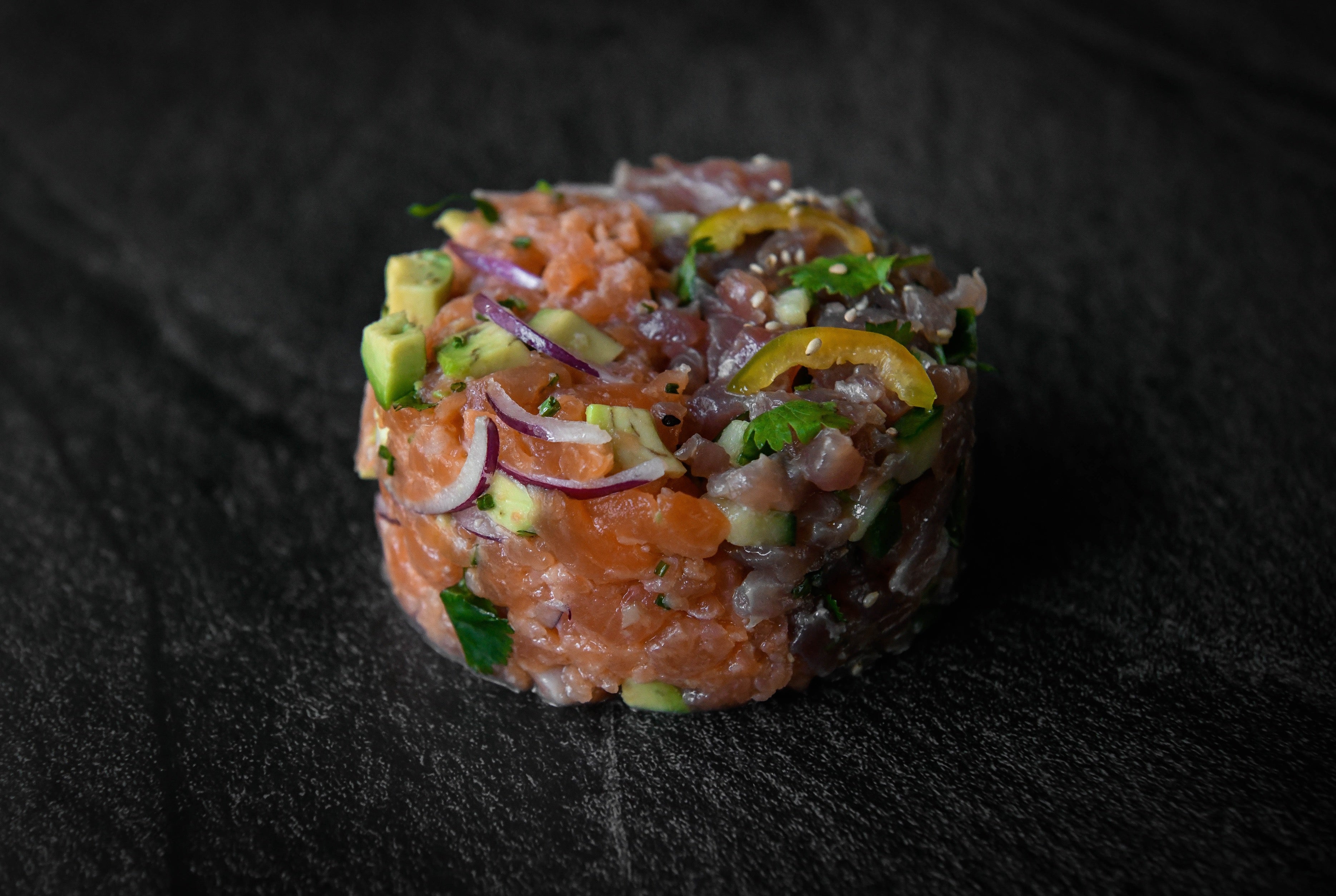 Tartare Duo 🥢🐟🥑🌶🍋🍚
