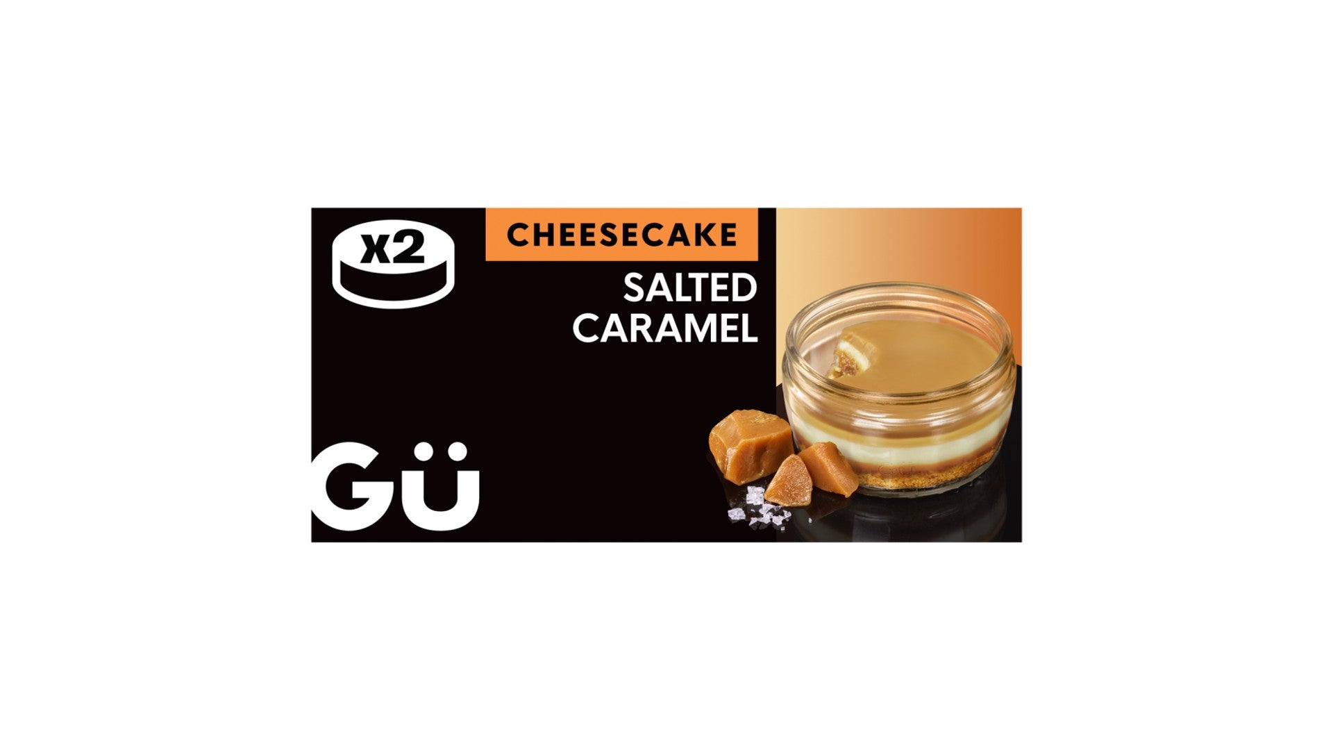 Gü Salted Caramel Cheesecake 2 x 82g (164g)
