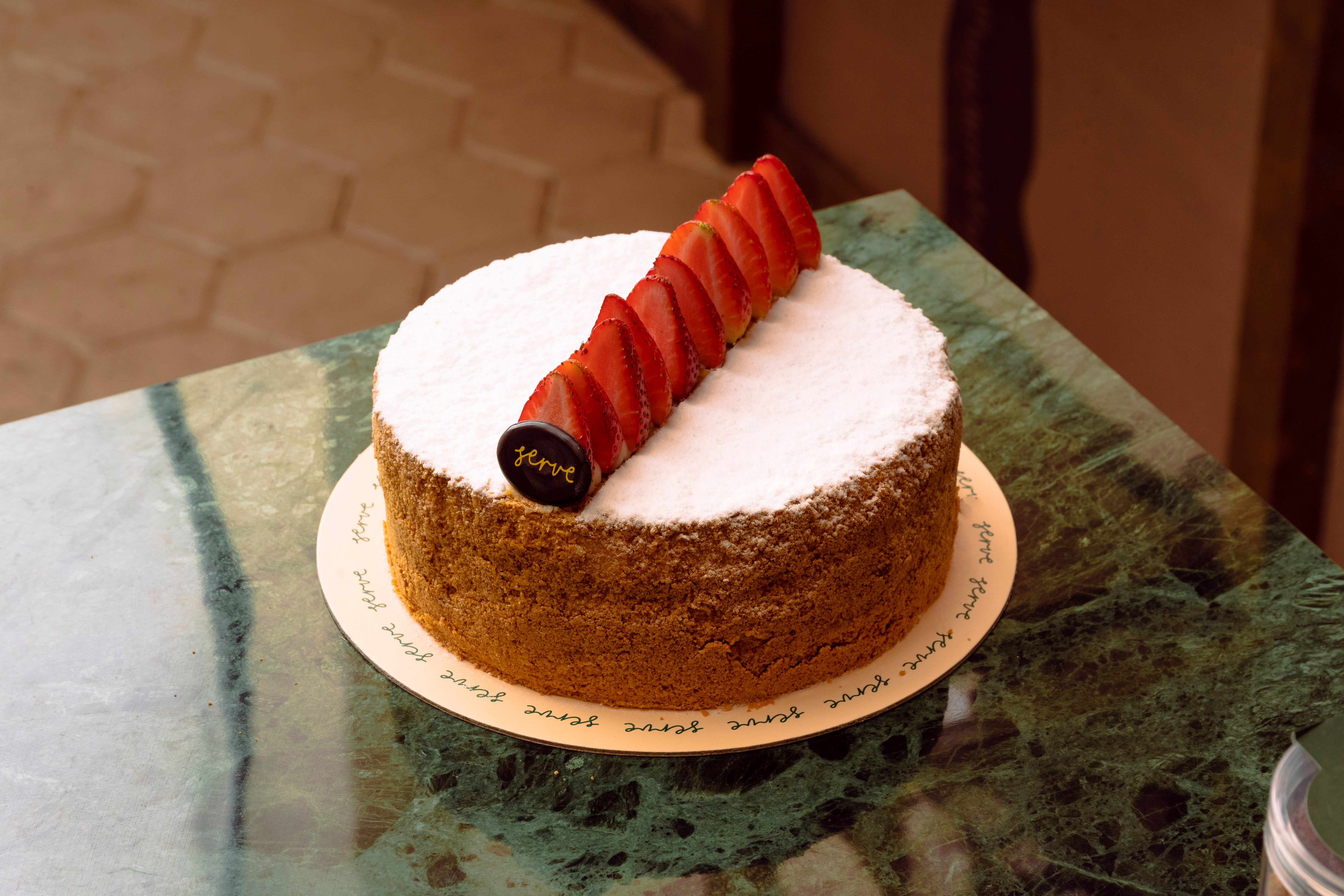 Strawberry Mille Fueille Cake