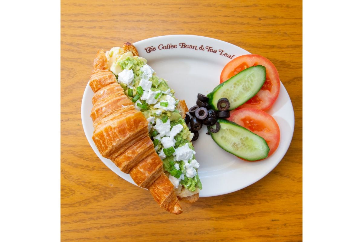 Scrambled Egg and Avocado Croissant