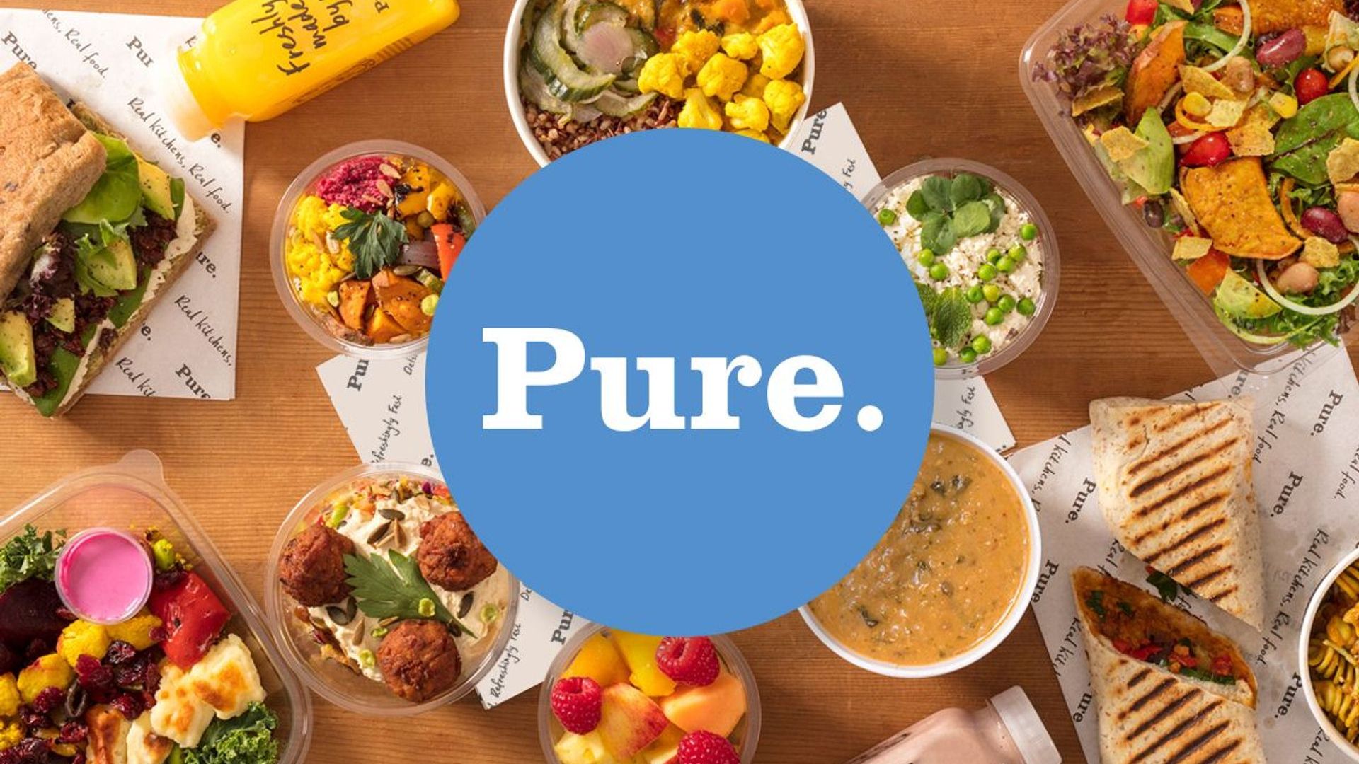 Pure delivery from The City Order with Deliveroo