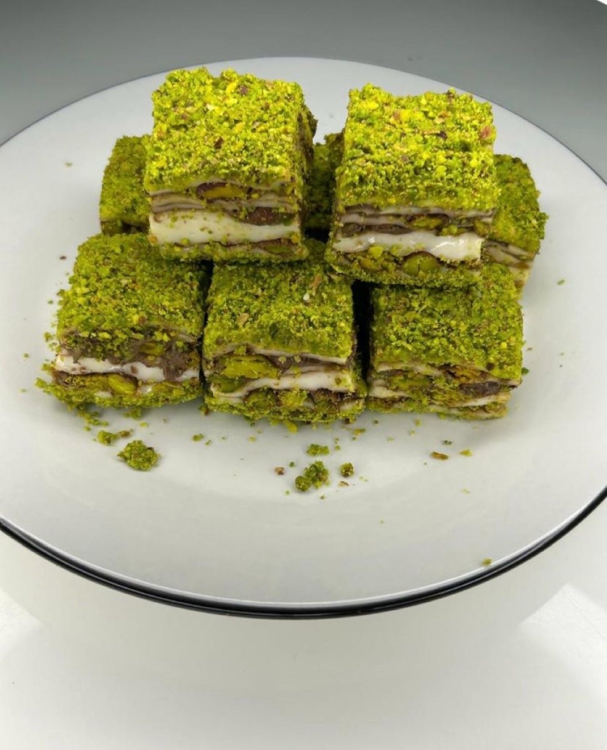 حلقوم بالفستق والنوتيلا