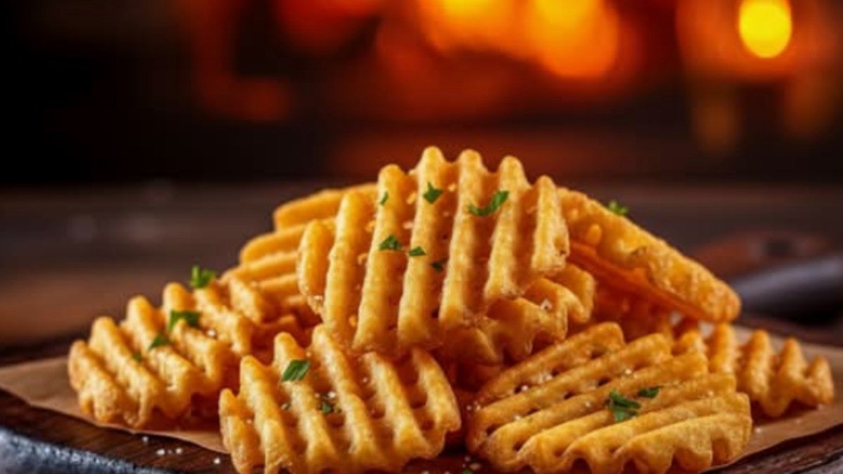 Waffle fries