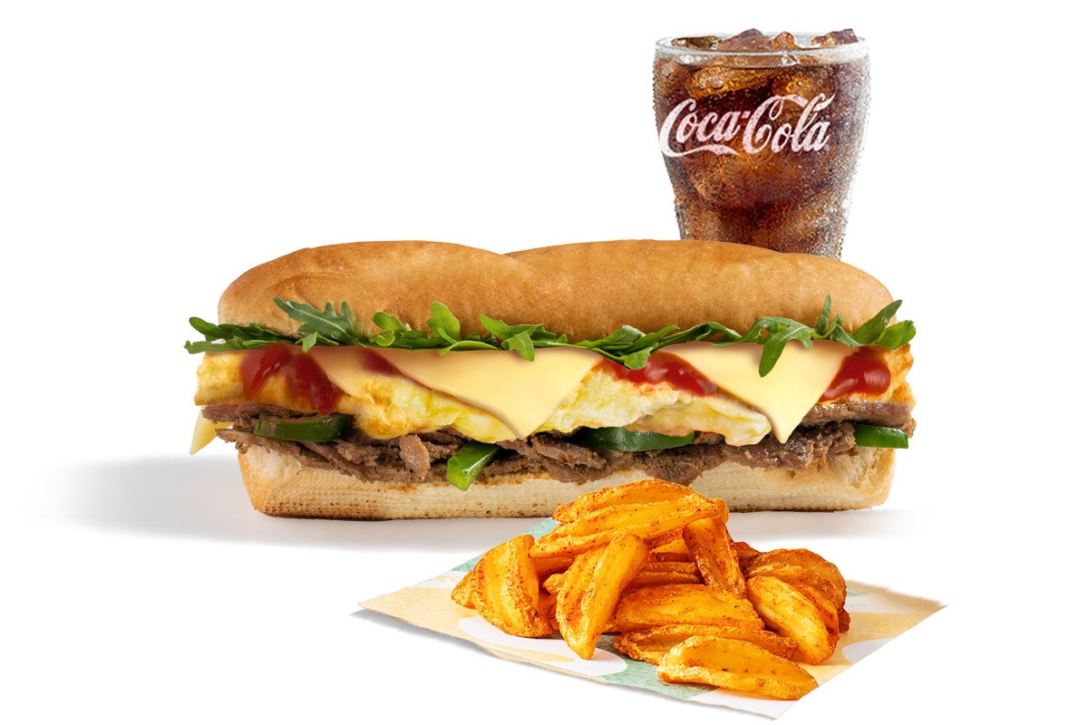 Steak,  Egg & Cheese Meal