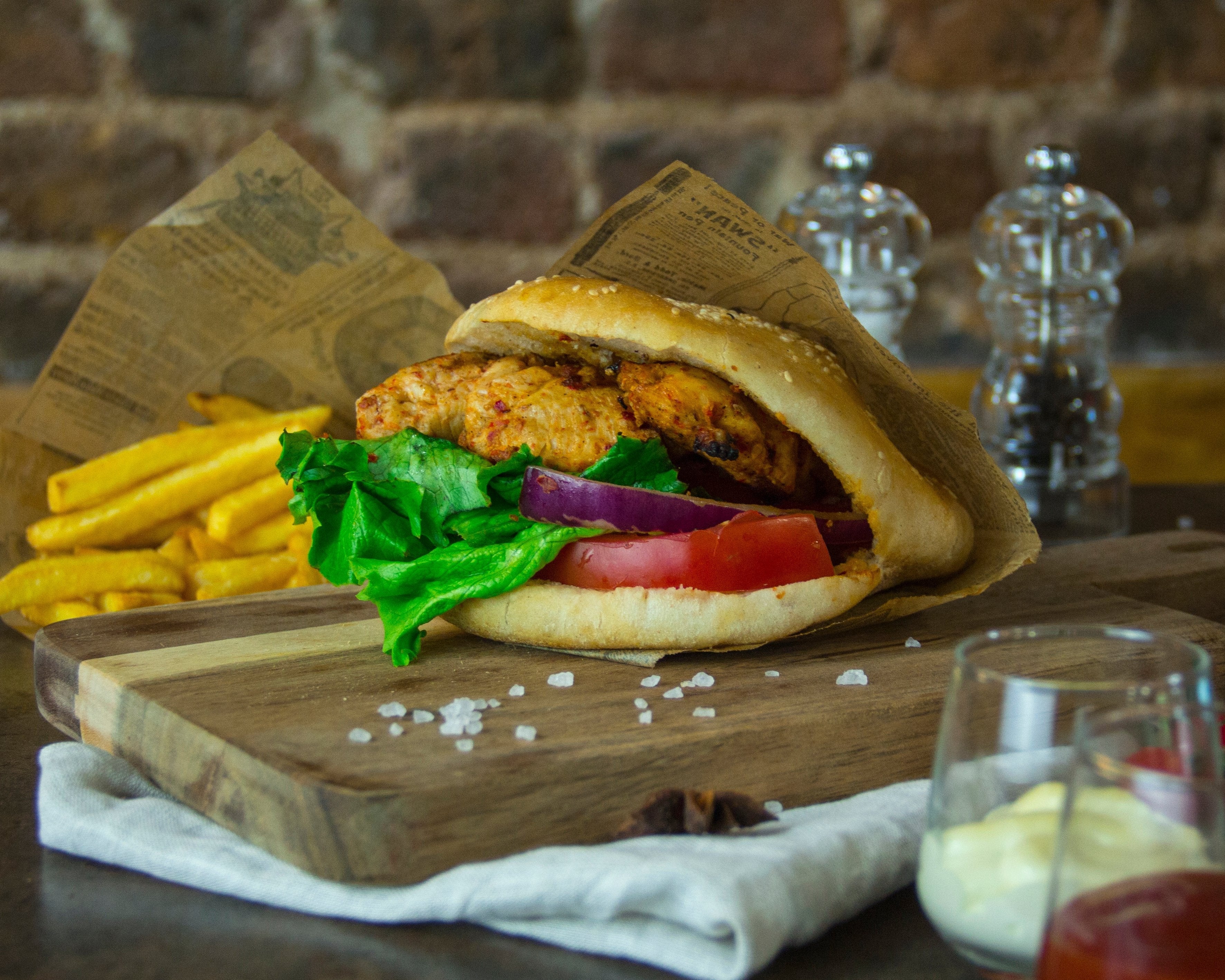 Sandwich poulet Provençale