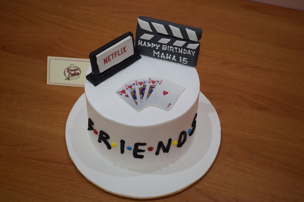 Friends Netflix Cake (8 Inches) (Serves 8-10 Persons)
