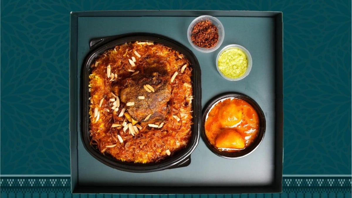 Arabic Meat Machboos for one person