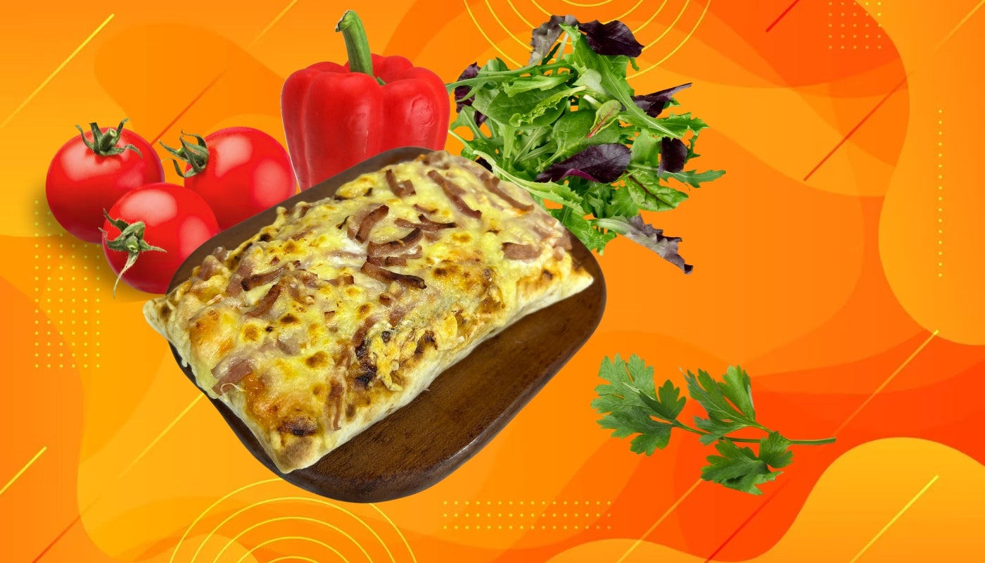 Tacos gratiné aux emmentals et lardons🧀�