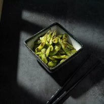 Grilled Edamame