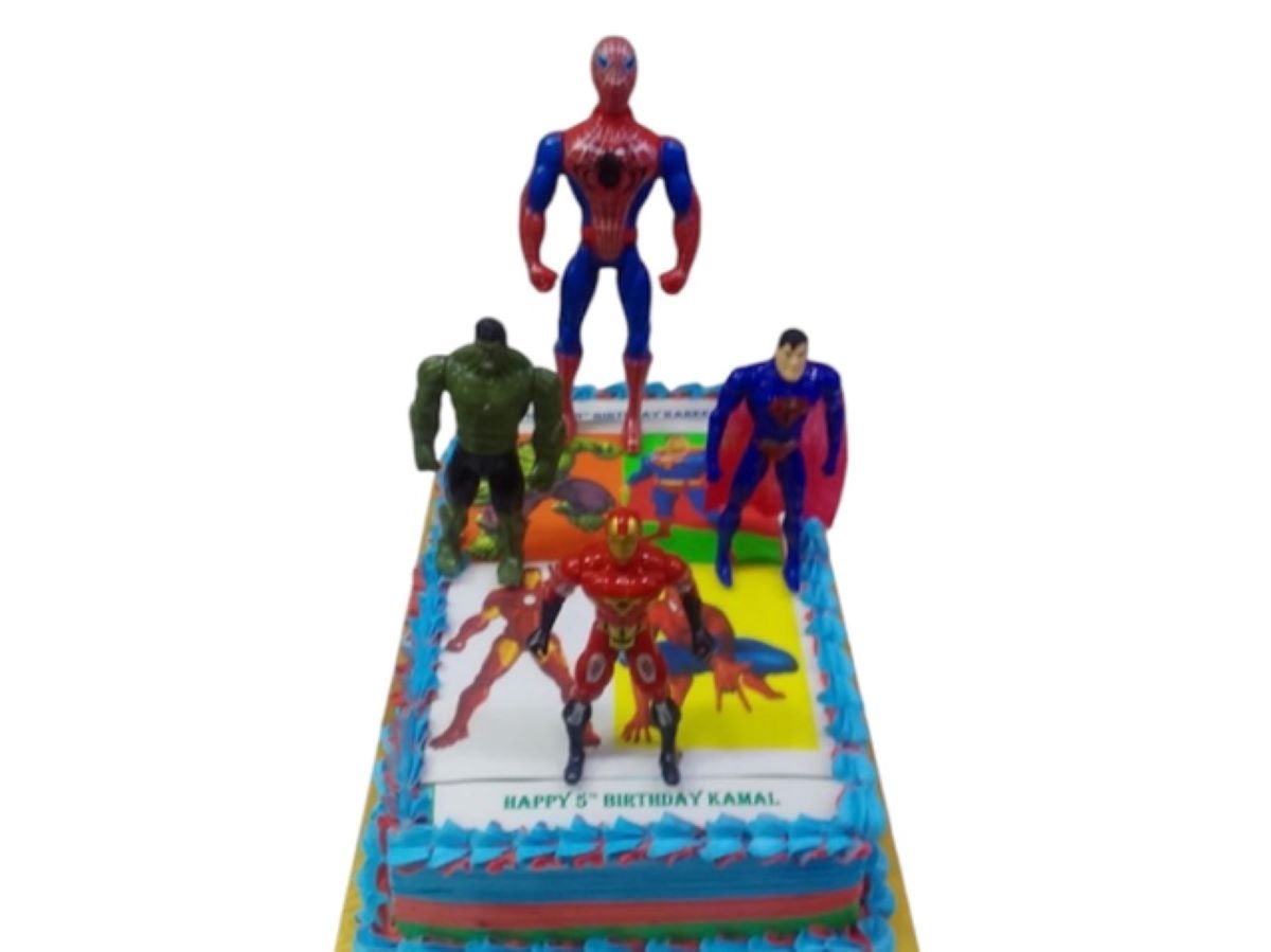 A4 Avengers cake