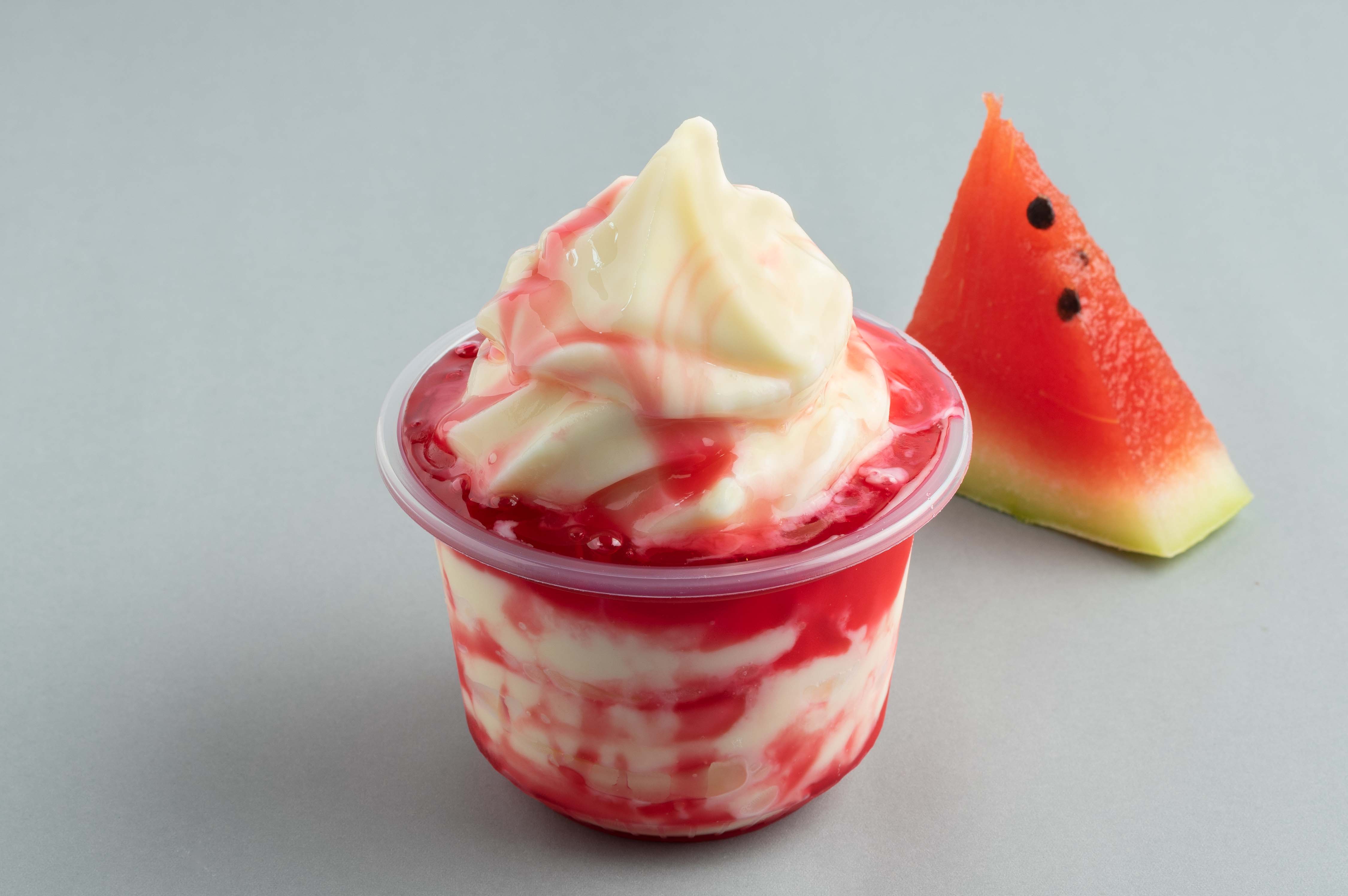 Watermelon Topping Ice Cream