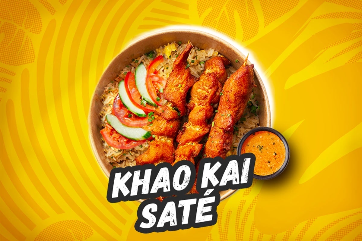 🍚🍢 KHAO KAI SATAY