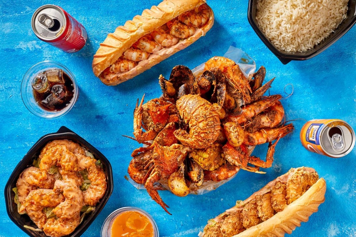 The Cajun Bag delivery from J.L.T. West Order with Deliveroo