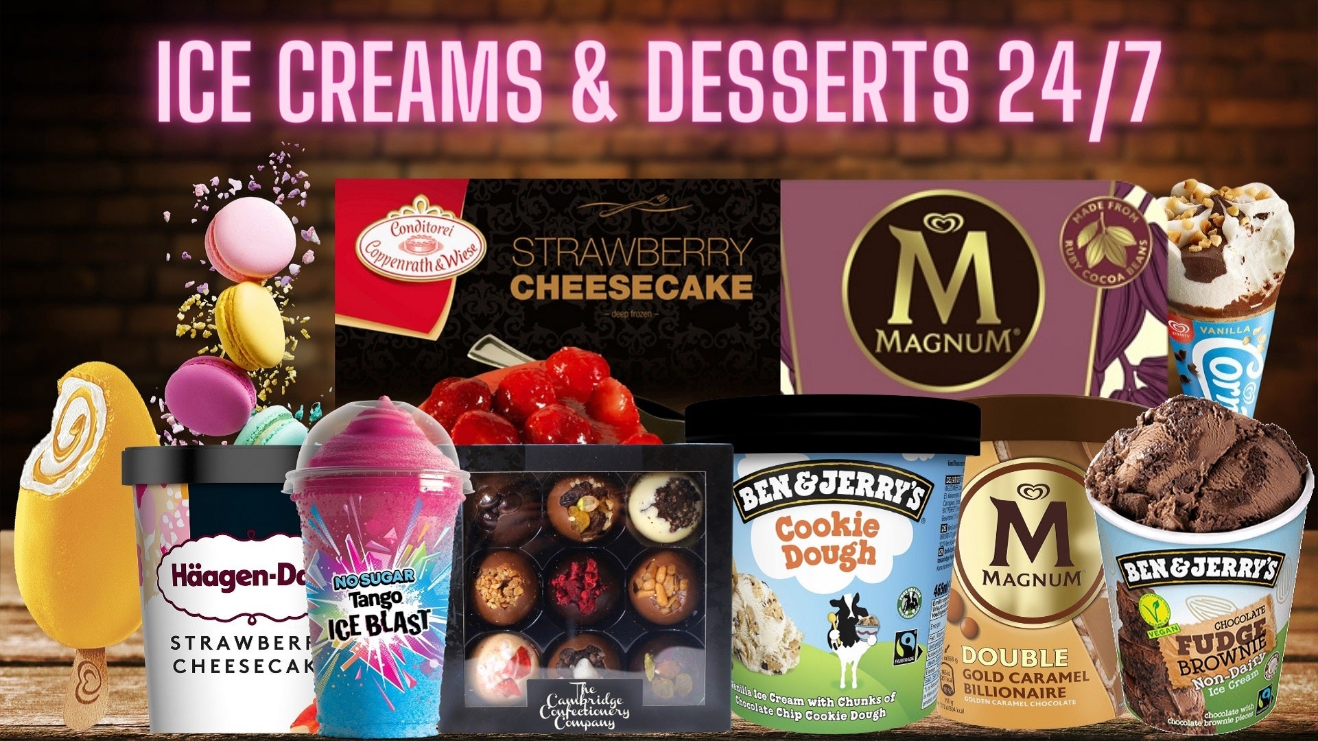 Ice Cream Desserts 24 7 Delivery From Headingley Order With Deliveroo
