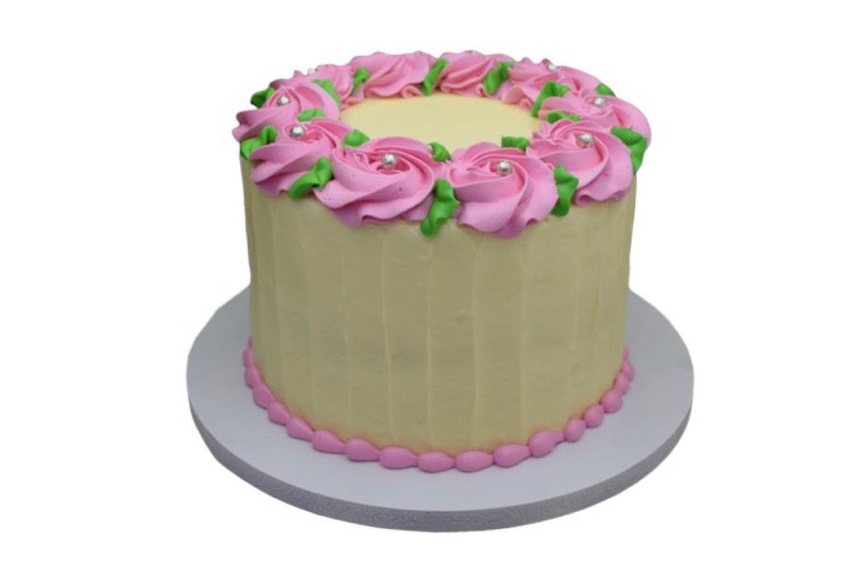 Rosette Cake (6 Inches) (Serves 6-8 Persons)