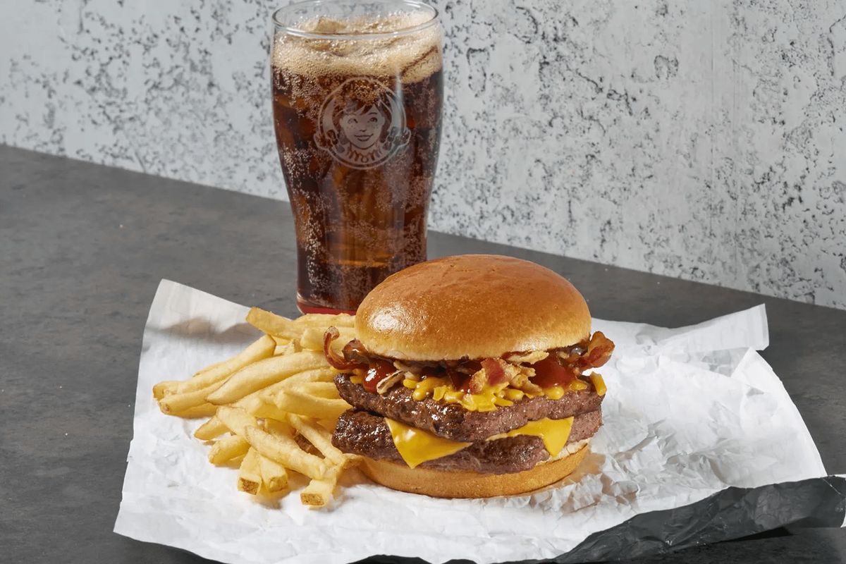 BBQ Bacon Melt Double Cheeseburger Combo - Large