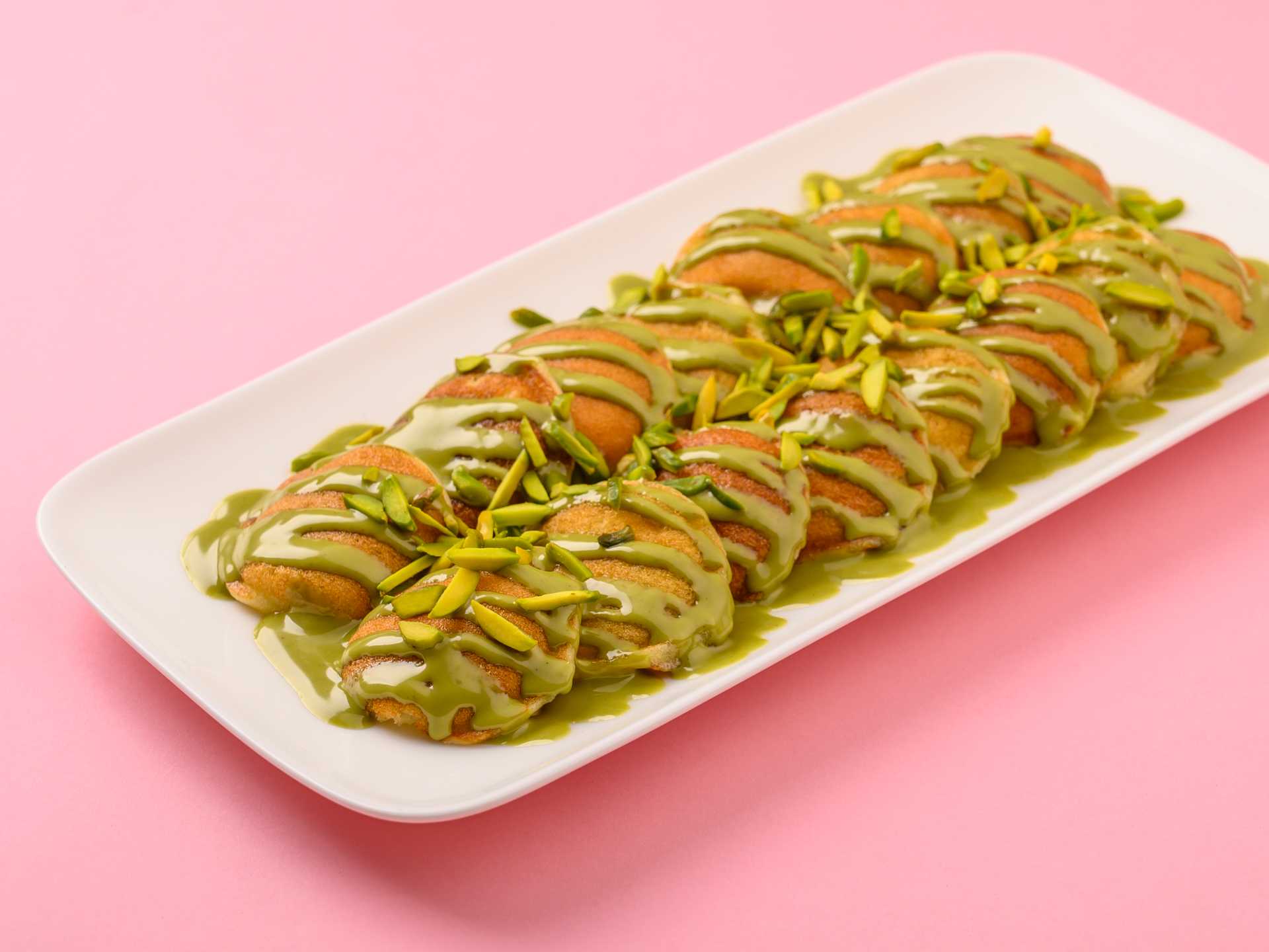 Dream Pistachio Mini Pancakes