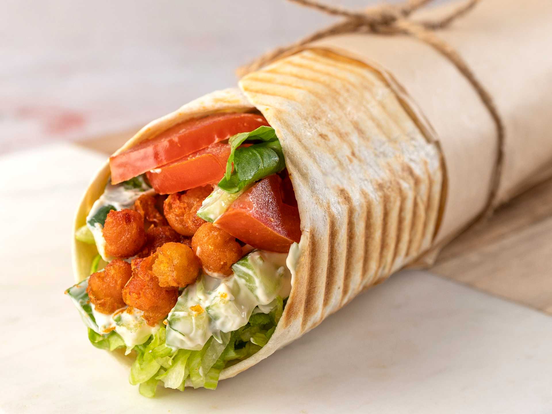 Roasted Chickpeas Wrap