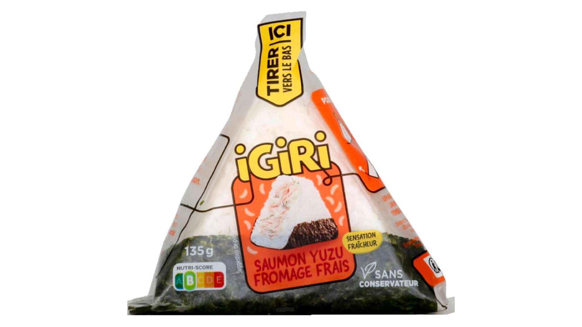 Sonigiri Sonigiri, onigiri saumon fromage frais yuzu L'unite