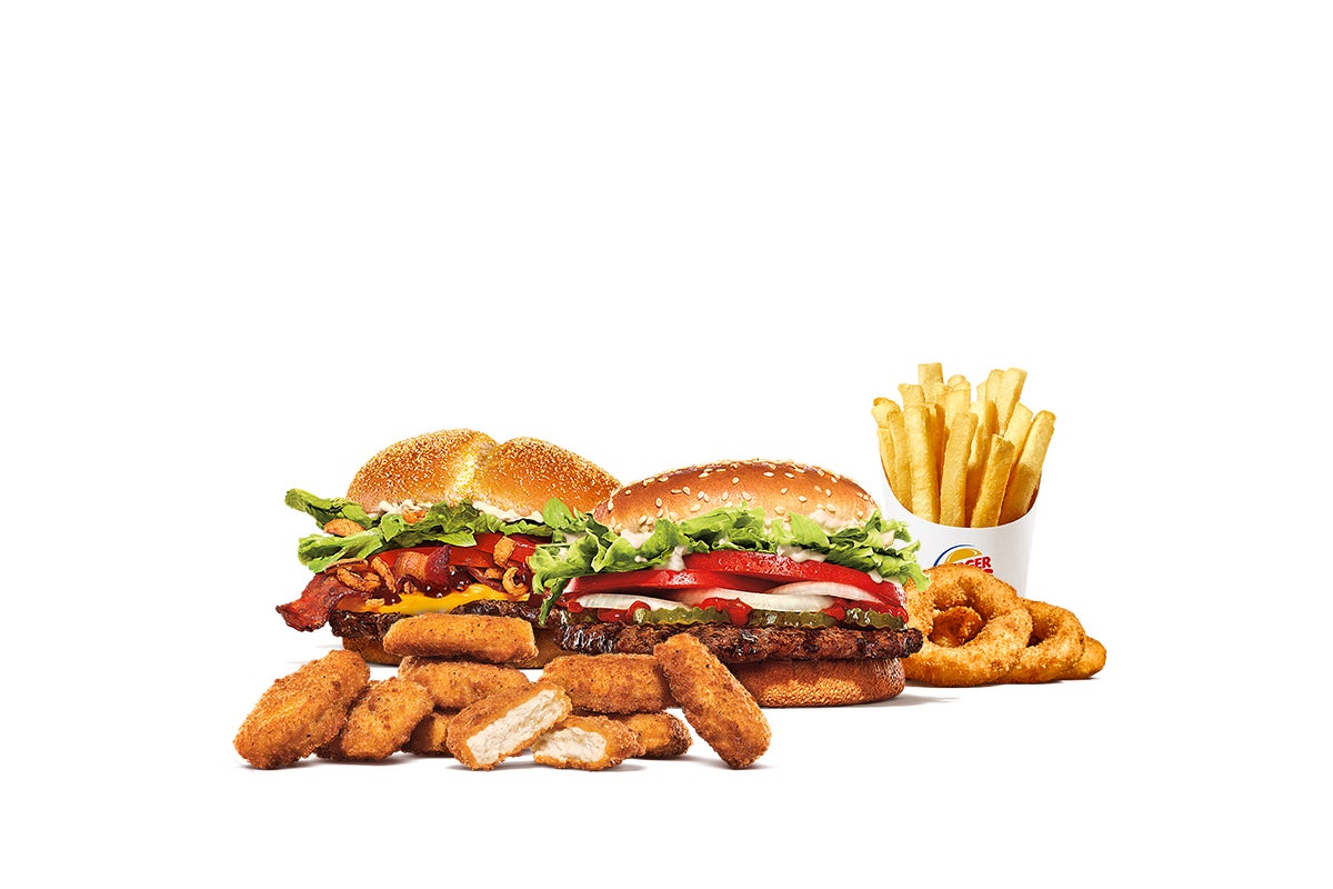 2 BURGERS + 2 ACCOMPAGNEMENTS + 1 EXTRAS
