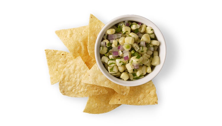Chips & Roasted Chili-Corn Salsa