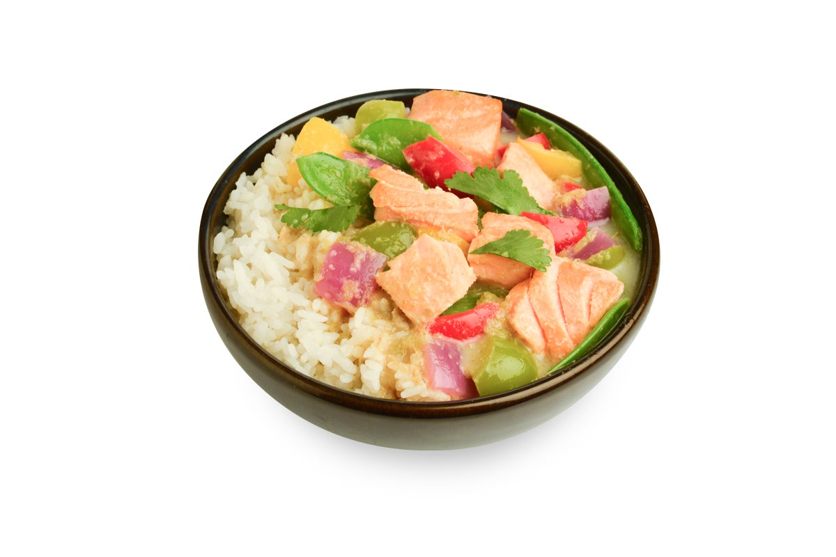 Curry spicy saumon