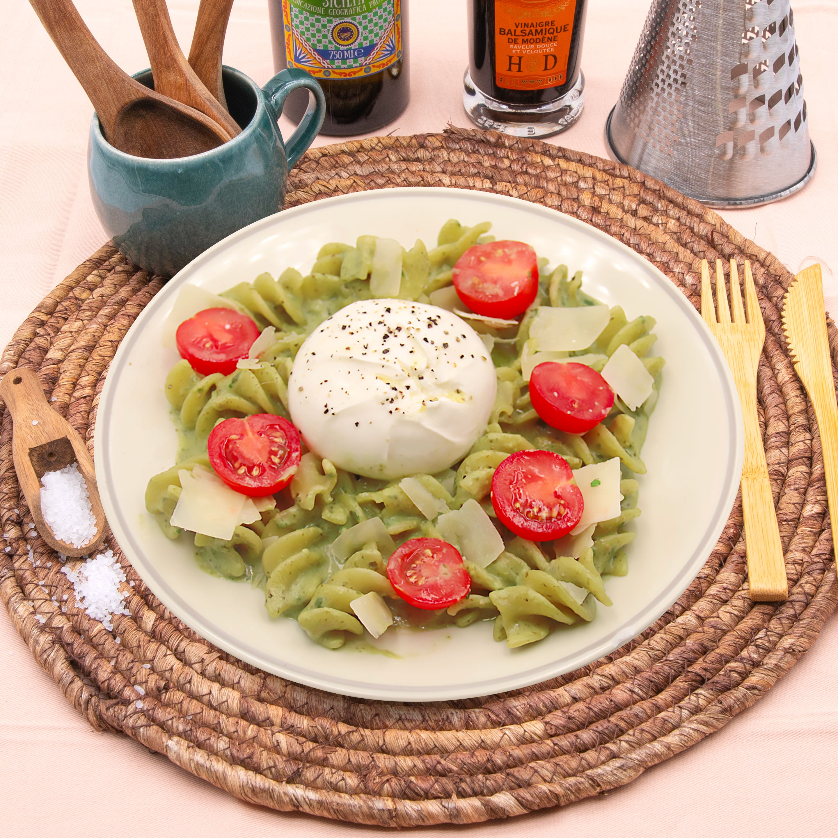 PASTA PESTO Vs BURRATA