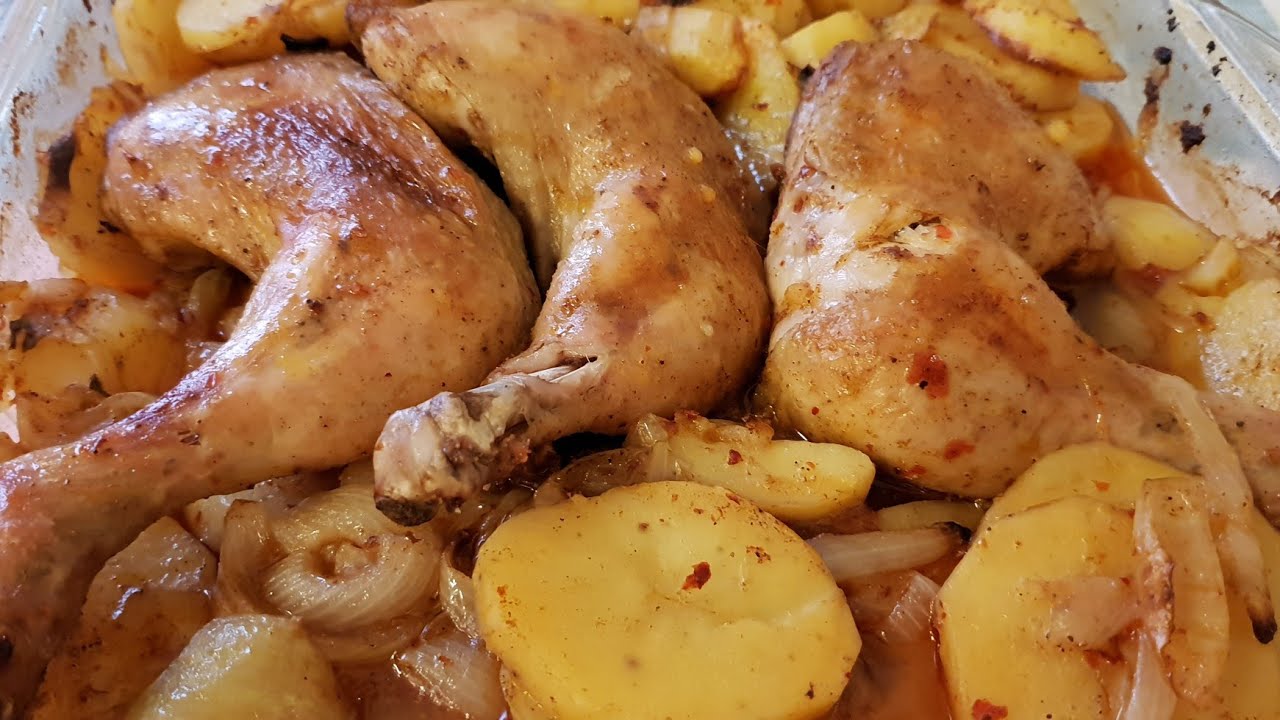 Chicken and Potato in the Oven
