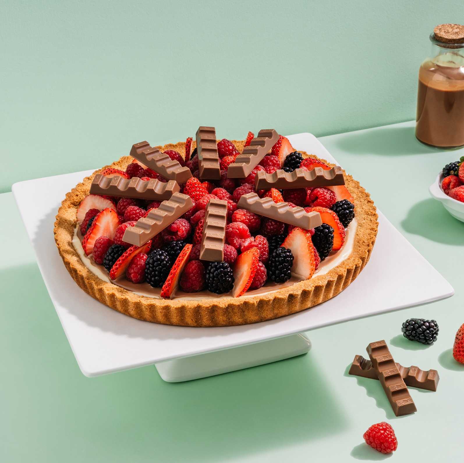 Kinder Chocolate Tart