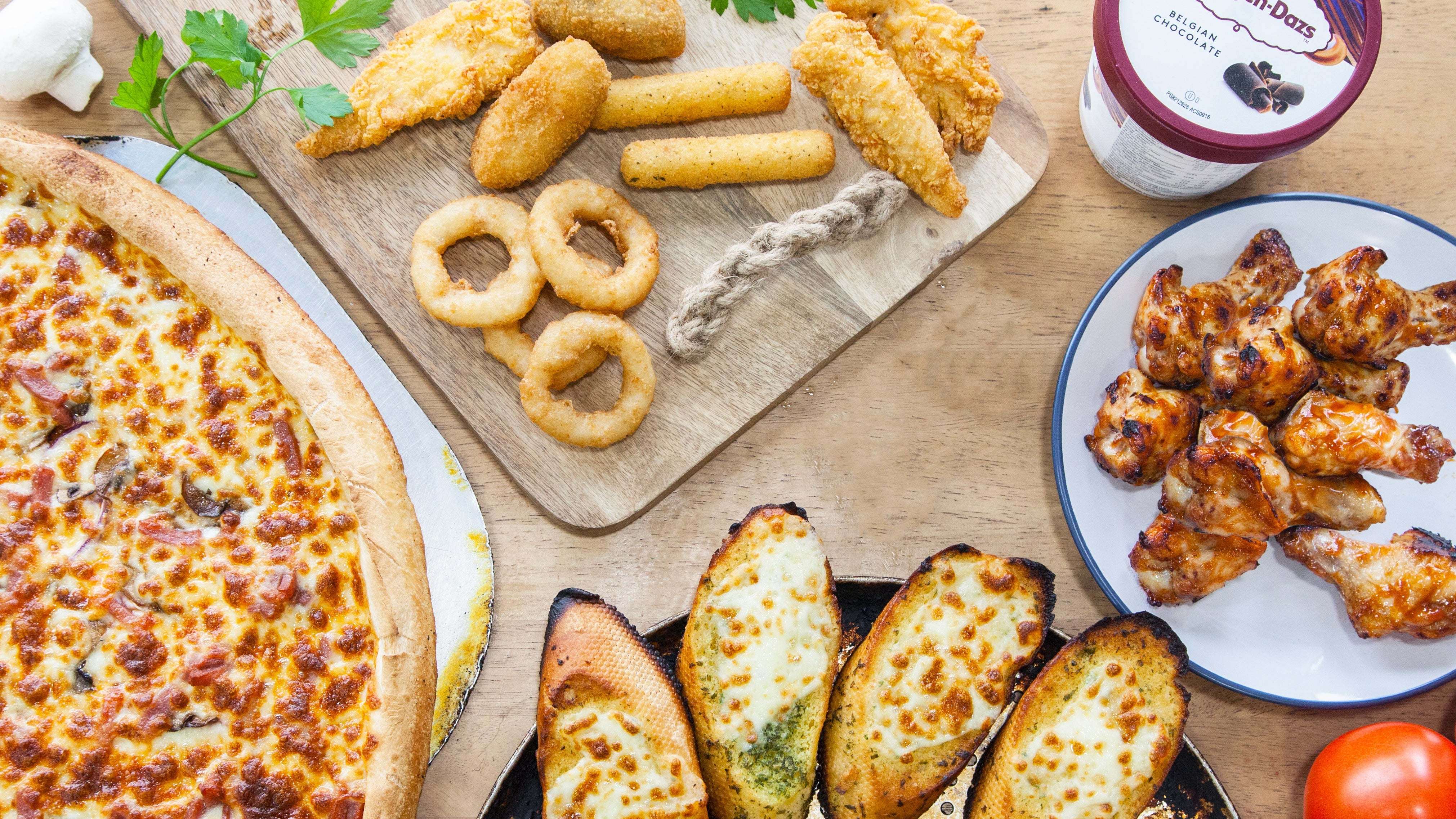 Pizza Domain delivery from Southend on Sea Order with Deliveroo