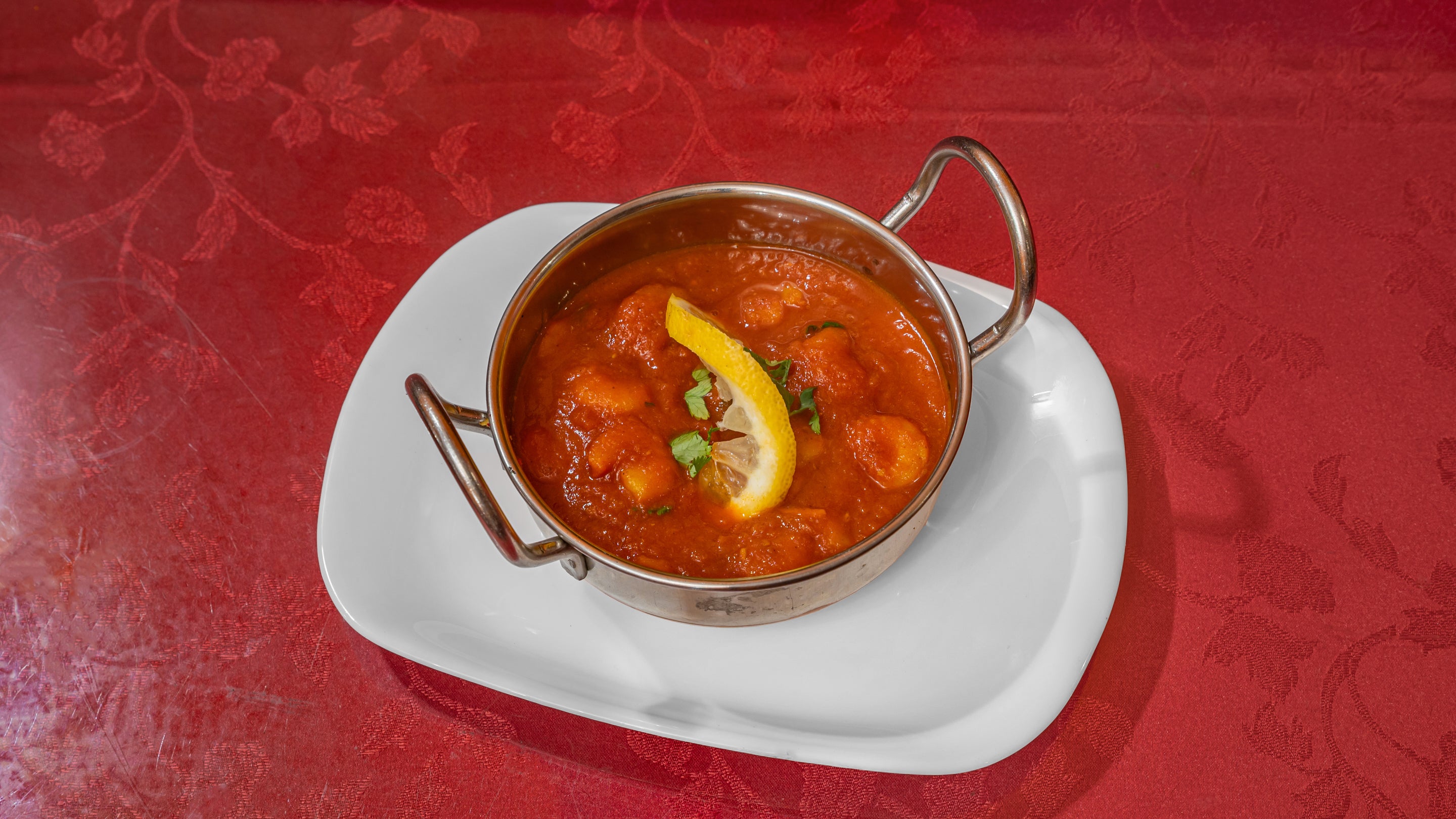 Plat crevettes massala