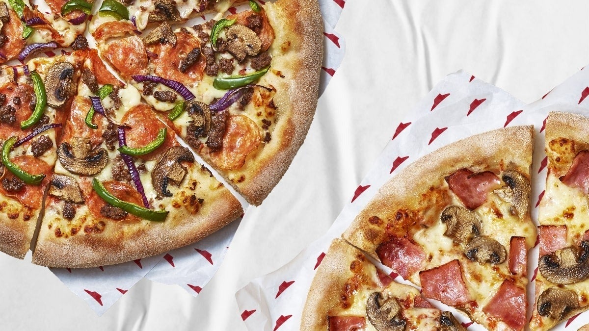 2 pizzas au choix