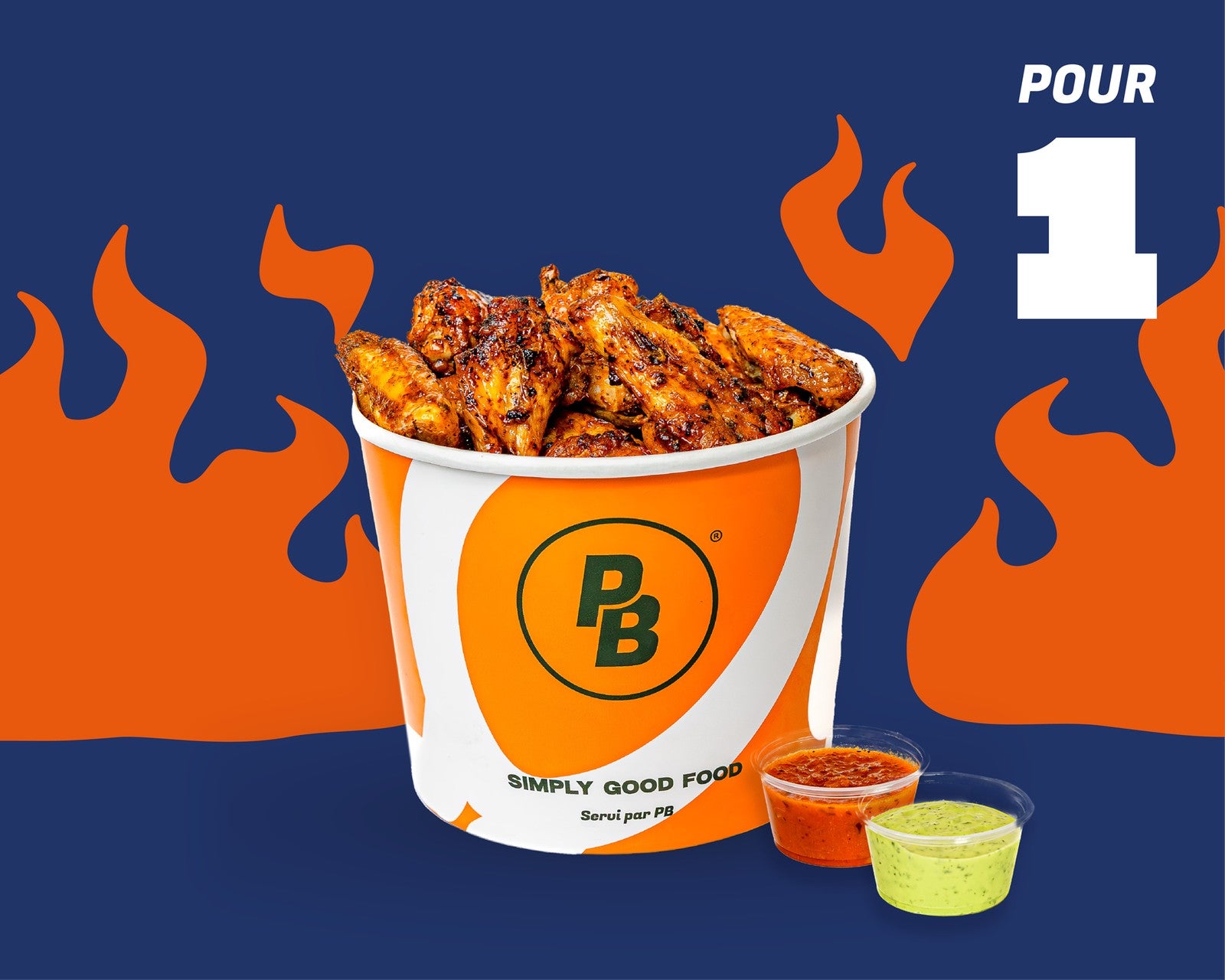 Bucket Solo 10 Wings Braisées