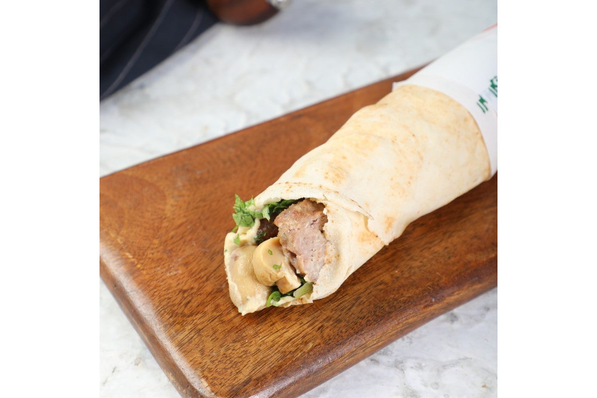 Kabab With Mushroom Sandwich