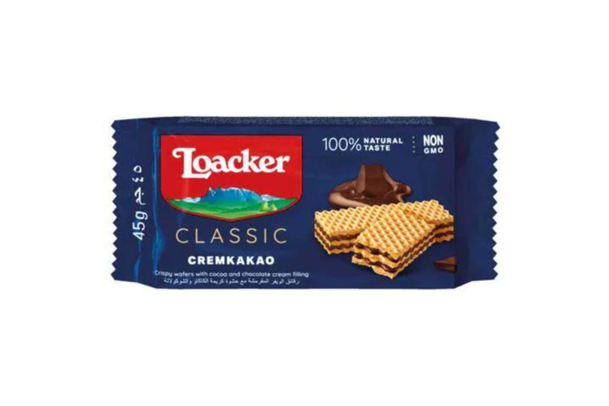 Loacker Cremkakao Chocolate Wafer, 45g