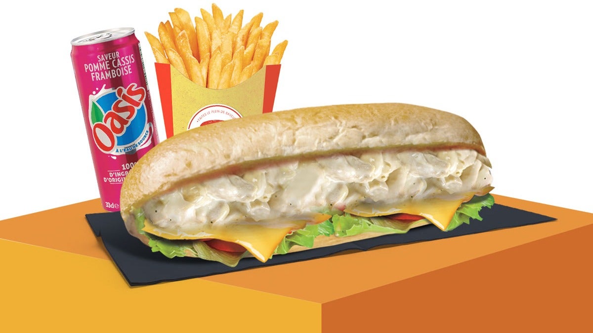 Menu sandwich 3 fromage