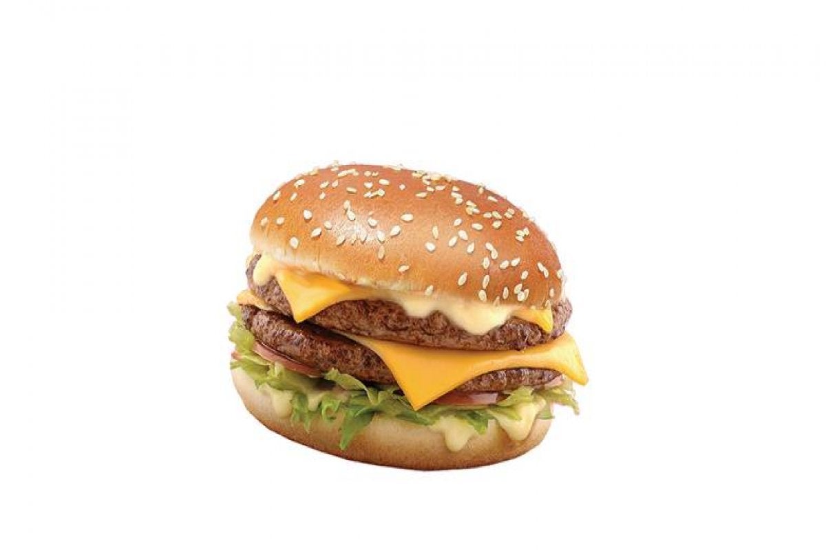 Double cheese burger