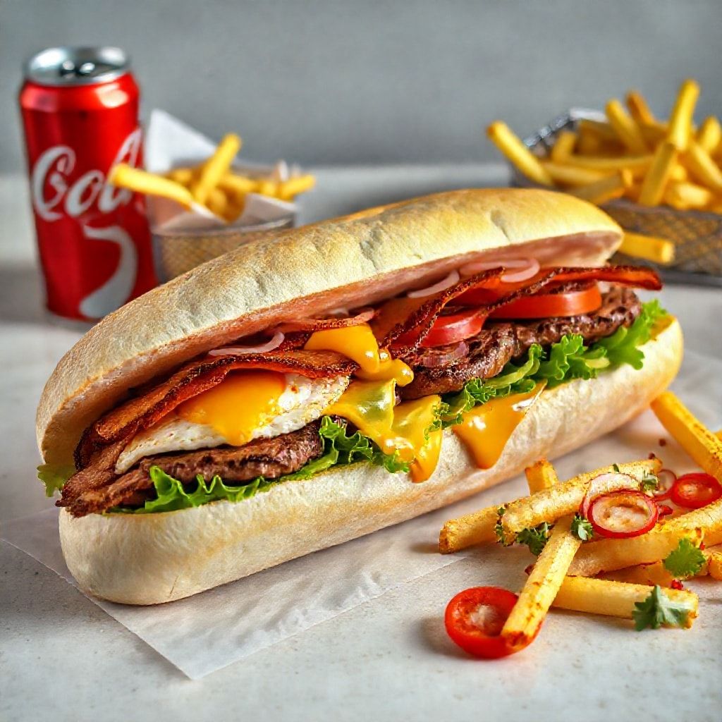 Menu sandwich Buffalo