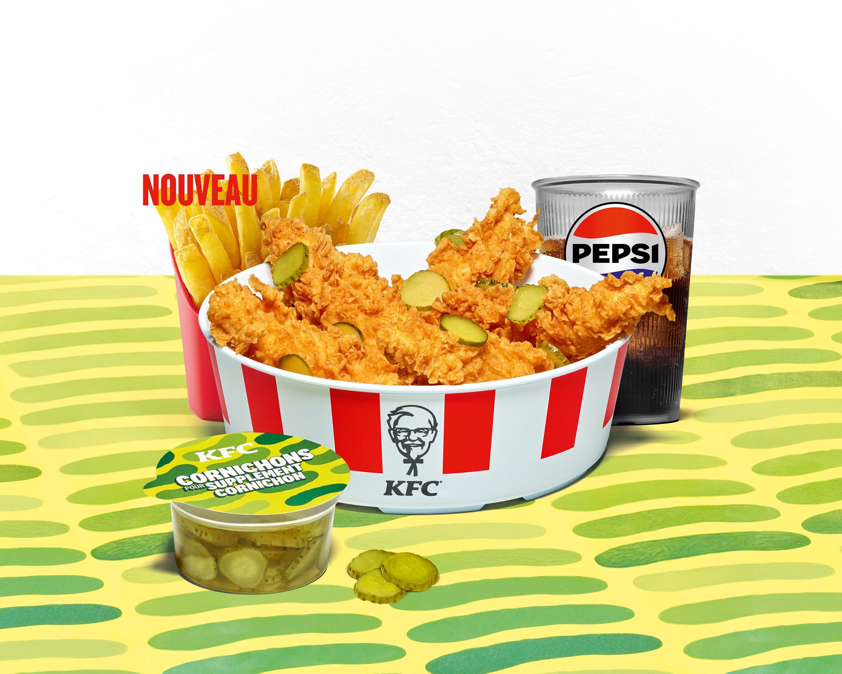 MENU 5 TENDERS + POT DE CORNICHONS