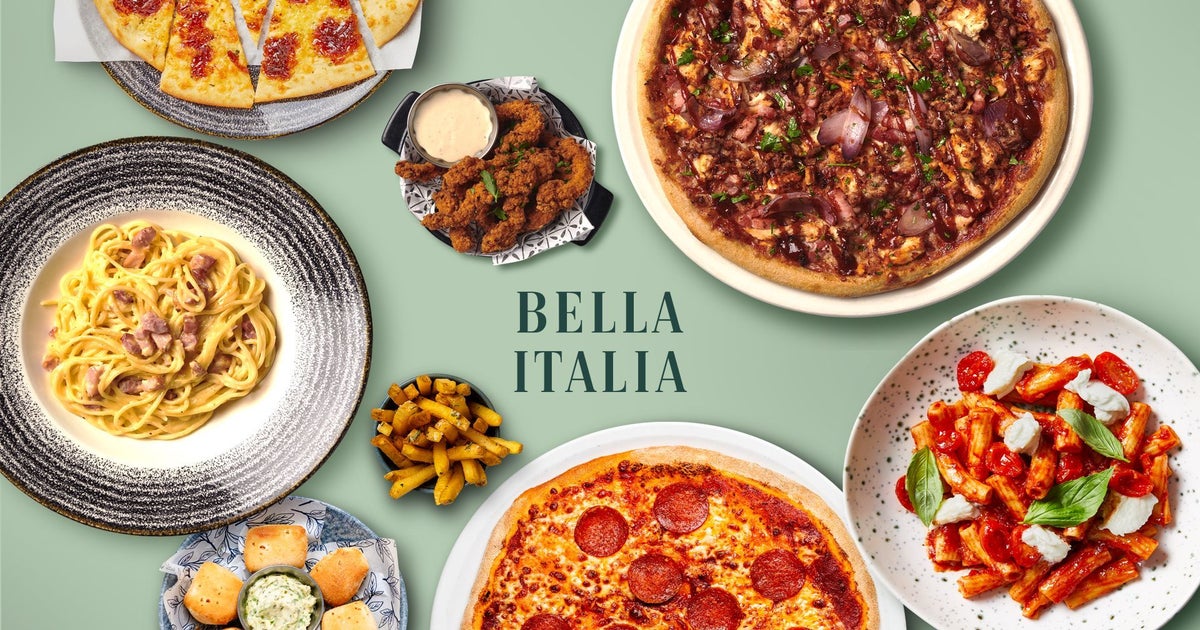 Bella Italia Pasta And Pizza Blackpool Victoria Delivery From Blackpool City Centre Order With 6639