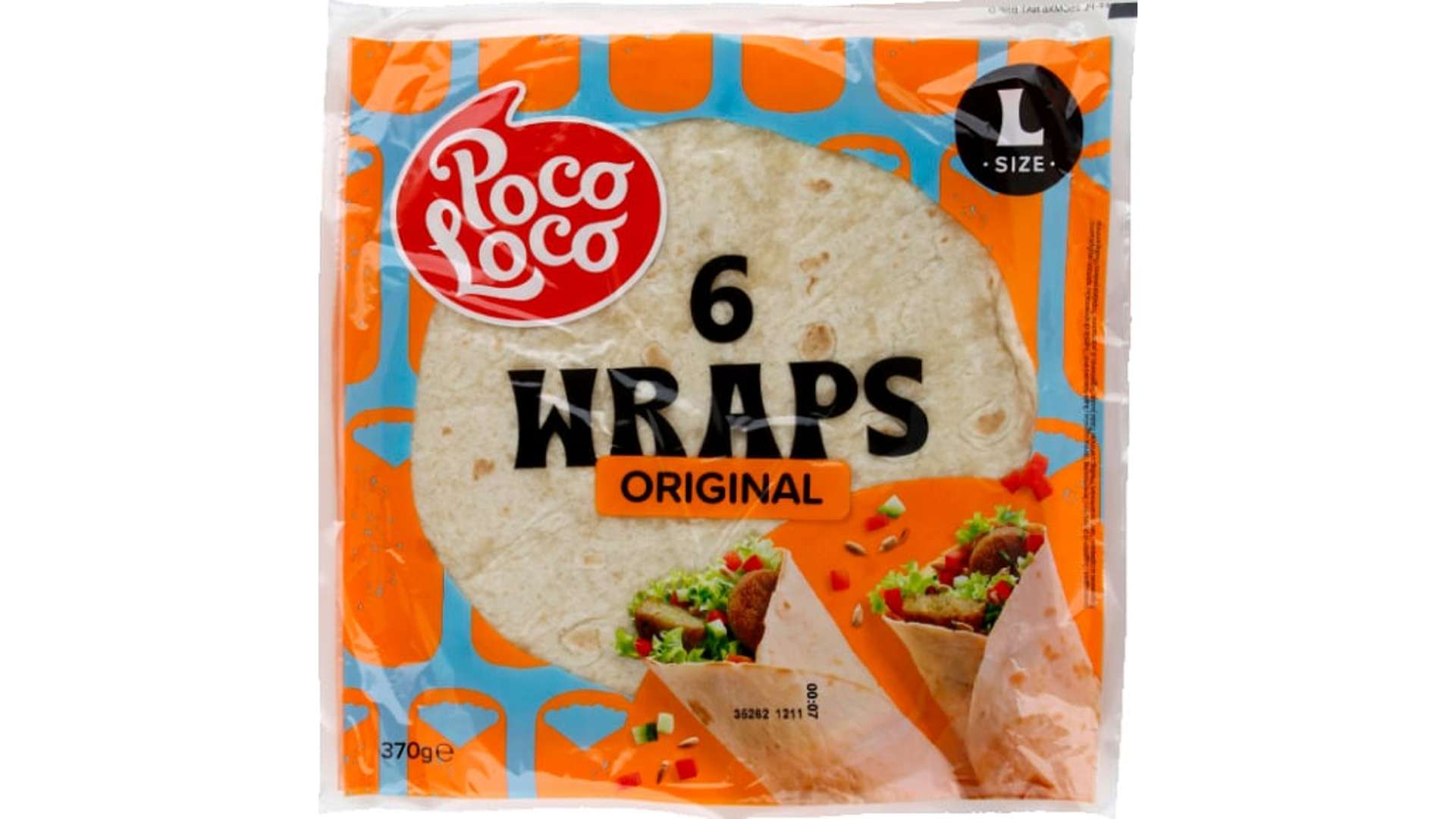 Poco Loco Wraps Original Le paquet de 370 g