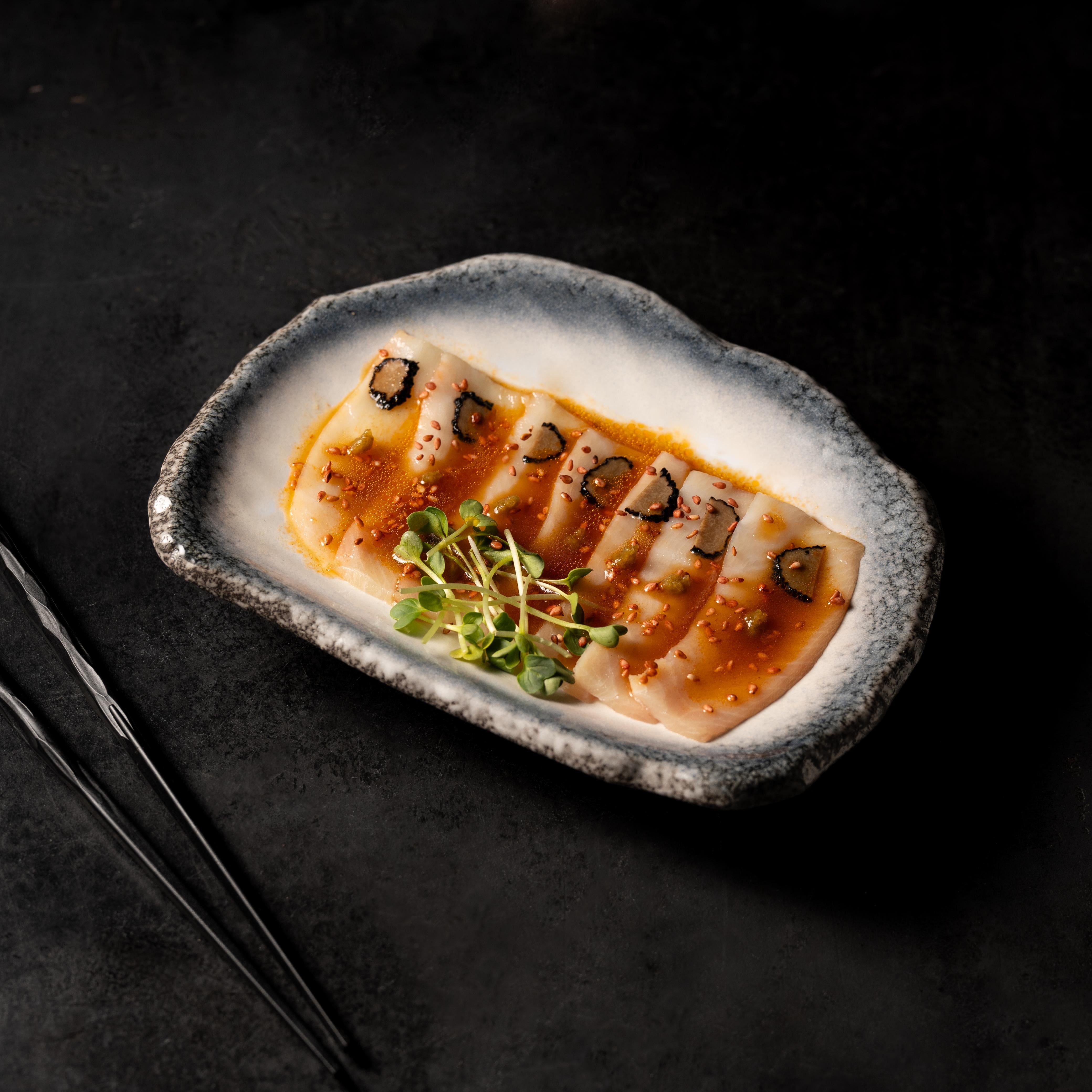 Truffle Hamachi Sashimi