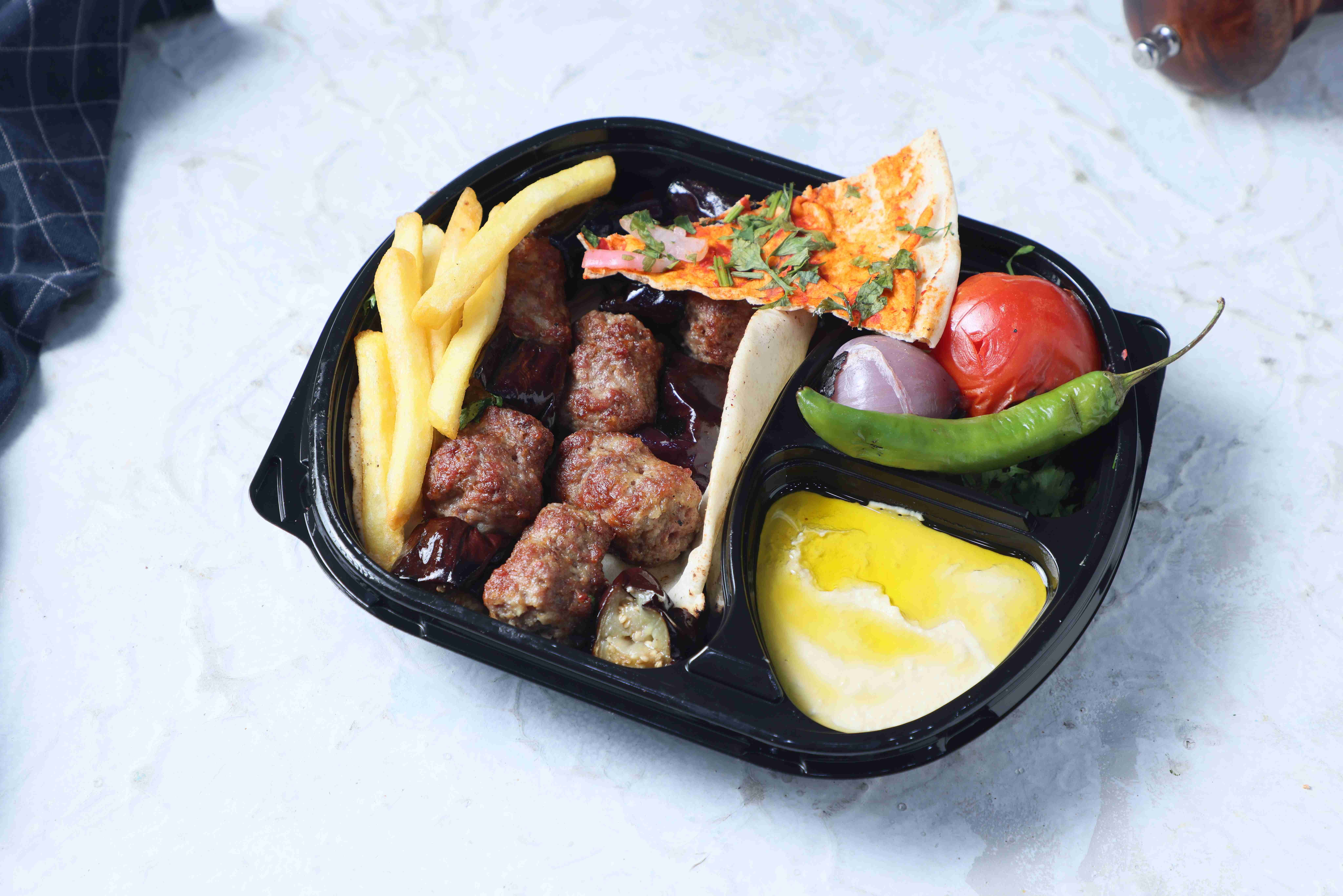 Kabab with Eggplant Platter