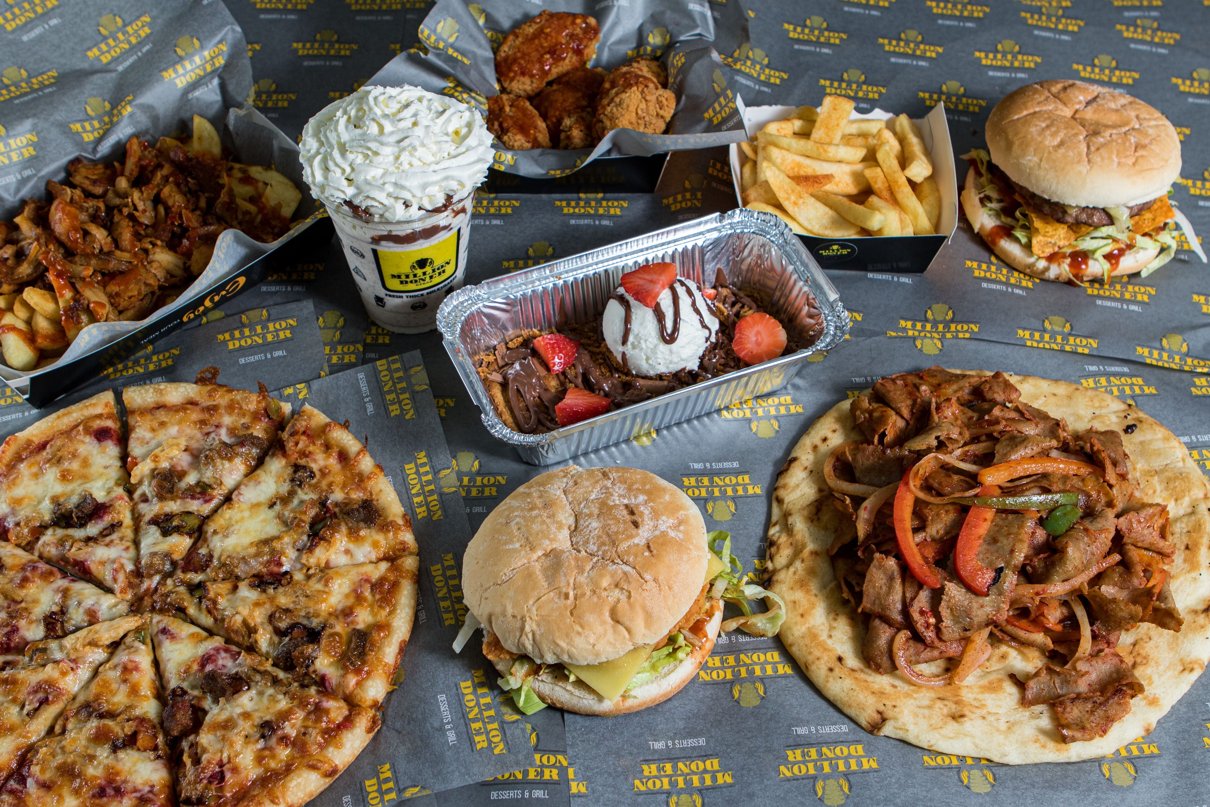 Million Doner Desserts & Grill delivery from Nottingham City Centre