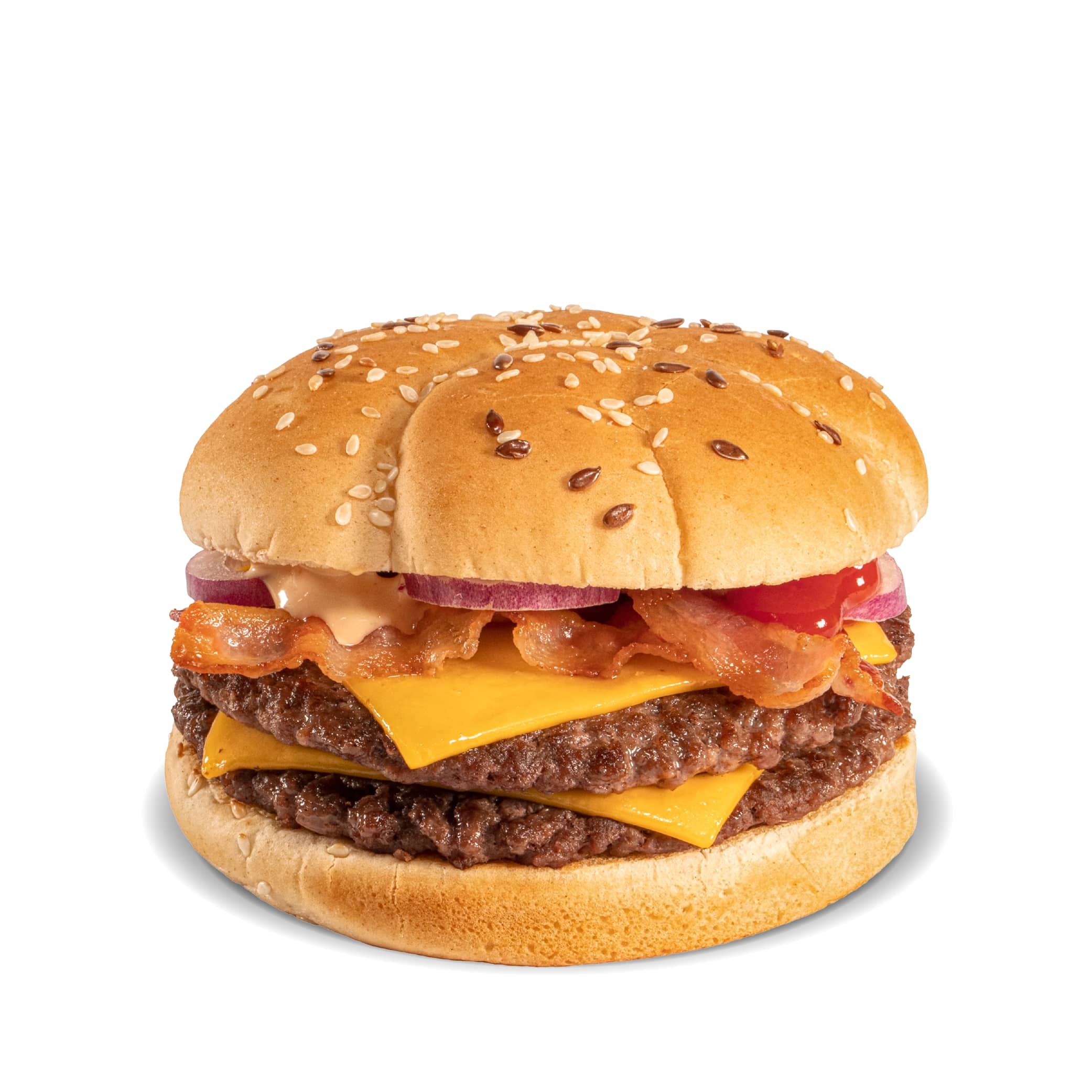 FRESH 5oz Bacon and Cheese Burger