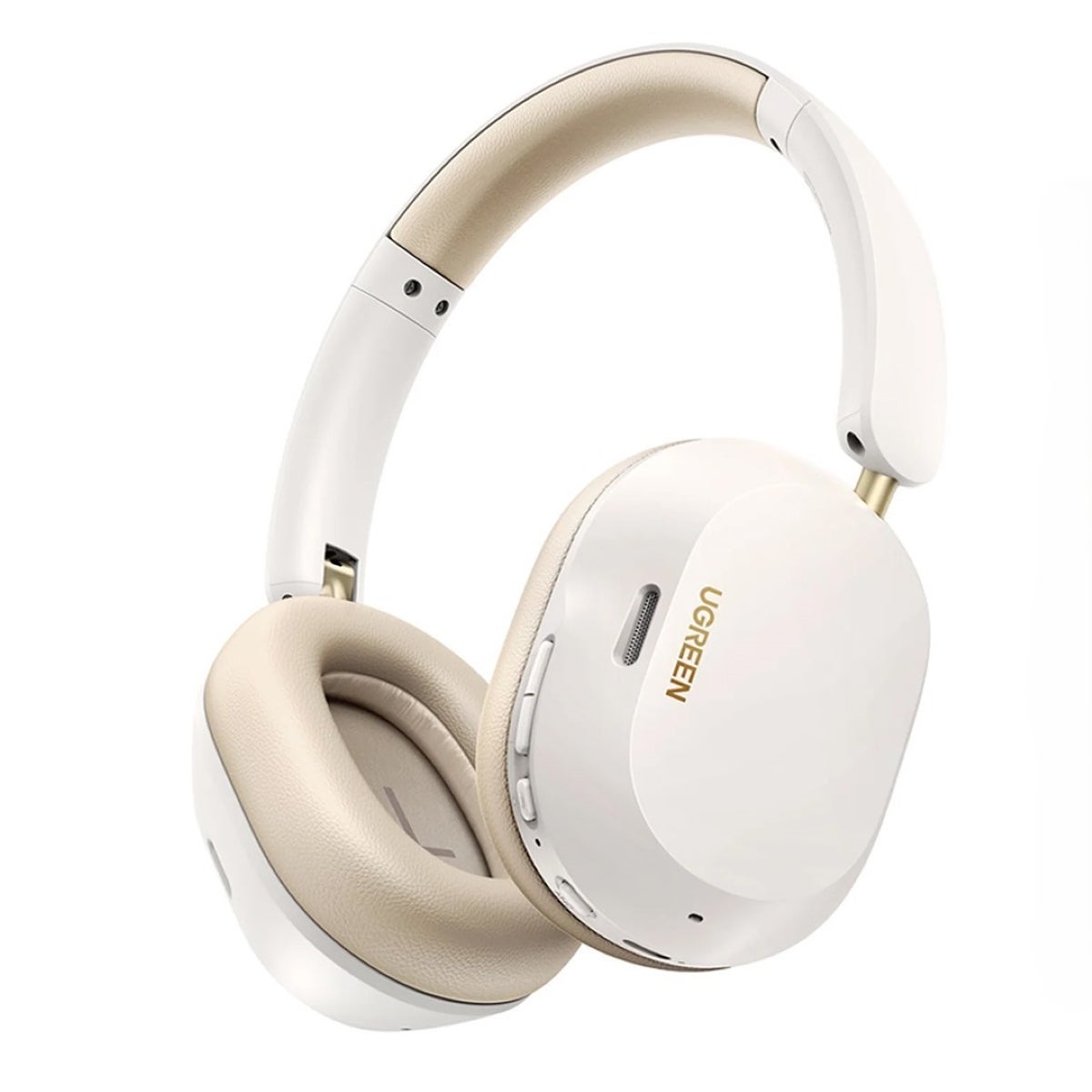 HiTune Max5C Wireless Headphones with Noise Cancelling by UGREEN - Beige