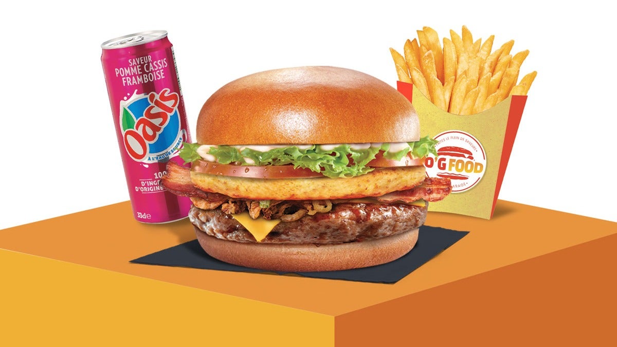 Menu O'bacon burger