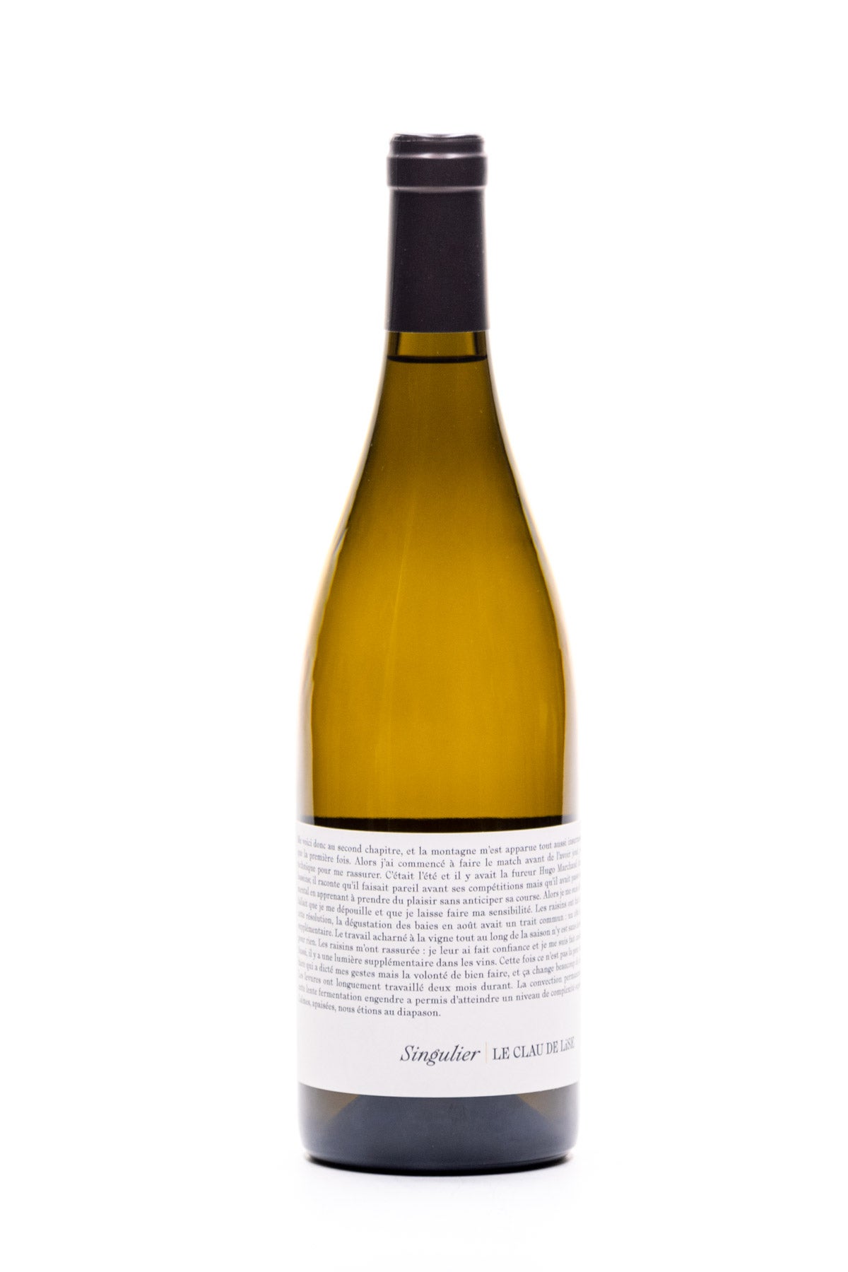 Singulier - Blanc de Noirs - Languedoc - Le Clau de Lise - vin blanc